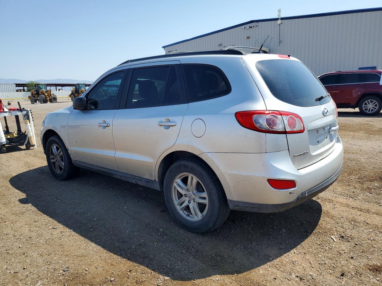 2012 Hyundai Santa Fe Gls Silver vin: 5XYZGDABXCG140288