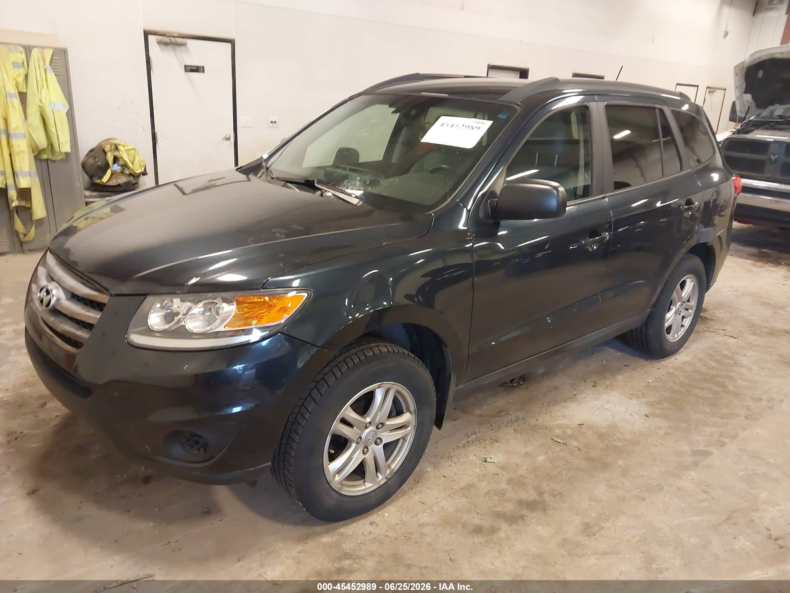 2012 Hyundai Santa Fe Gls V6 Blue vin: 5XYZGDAG0CG161422