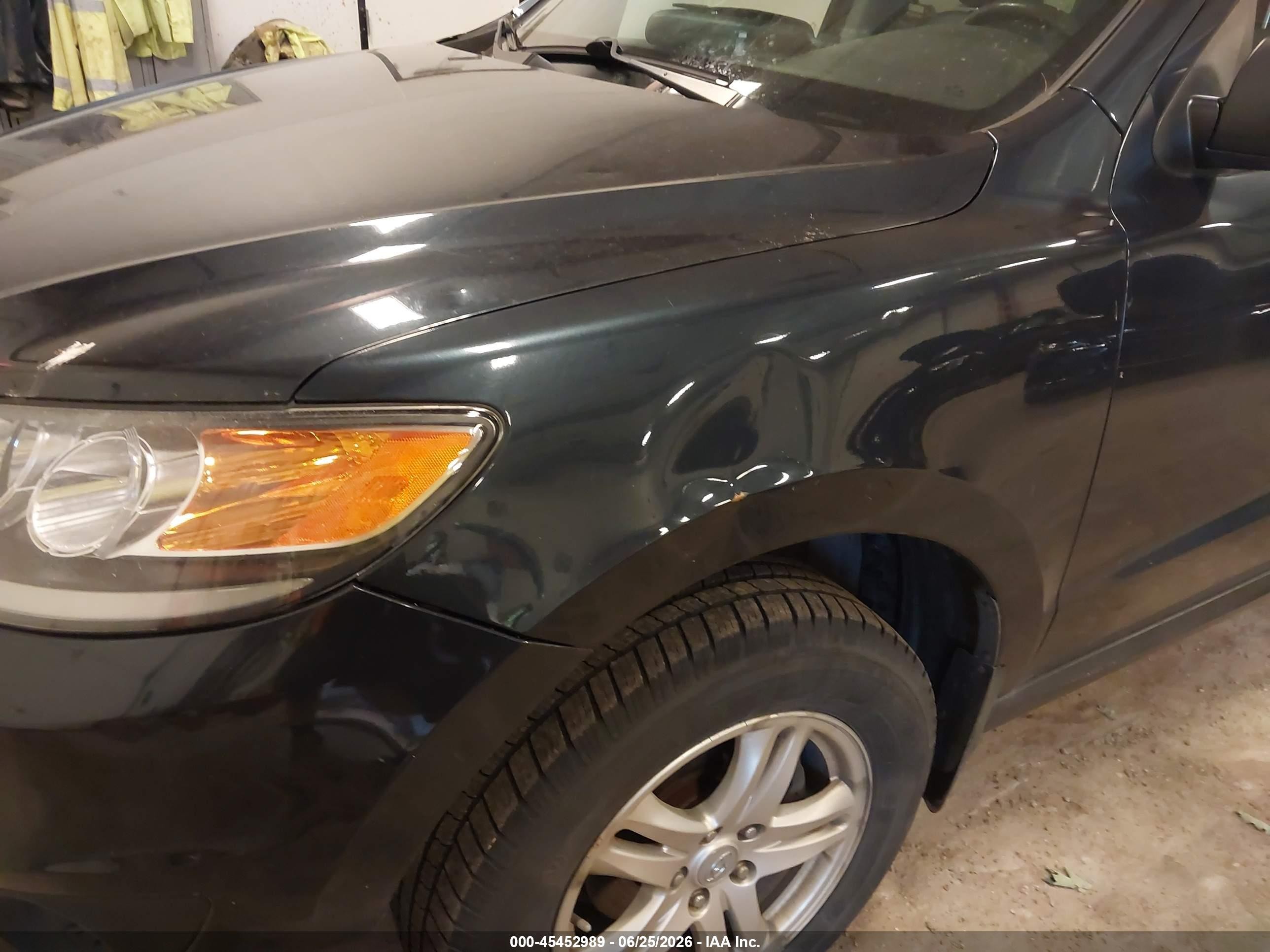 2012 Hyundai Santa Fe Gls V6 Blue vin: 5XYZGDAG0CG161422