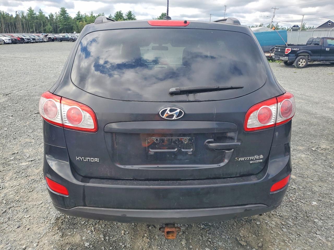 2011 Hyundai Santa Fe Gls Black vin: 5XYZGDAG1BG055706