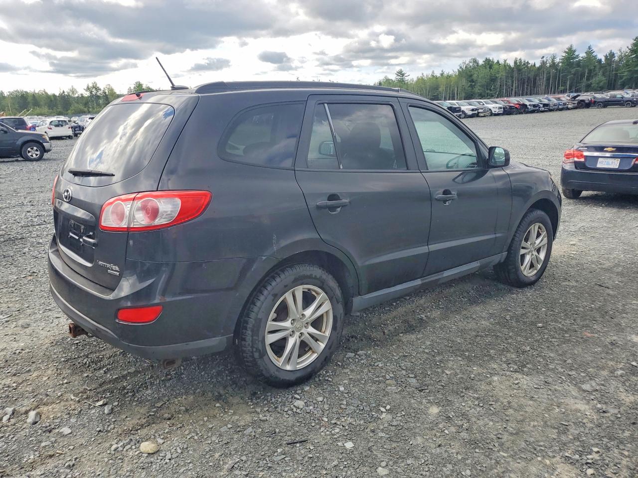 2011 Hyundai Santa Fe Gls Black vin: 5XYZGDAG1BG055706