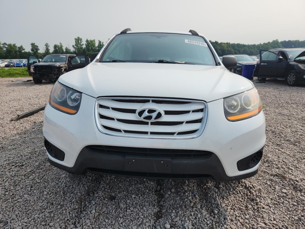 2011 Hyundai Santa Fe Gls White vin: 5XYZGDAG1BG056774