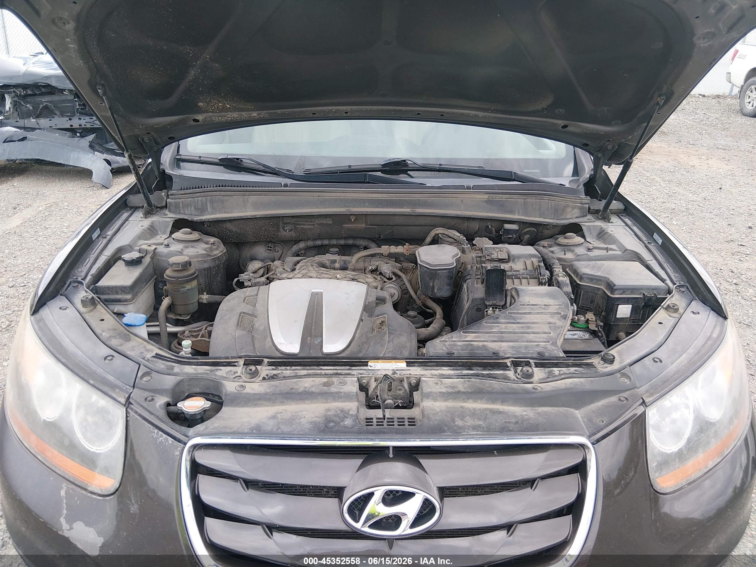 2011 Hyundai Santa Fe Gls V6 Brown vin: 5XYZGDAG2BG019572