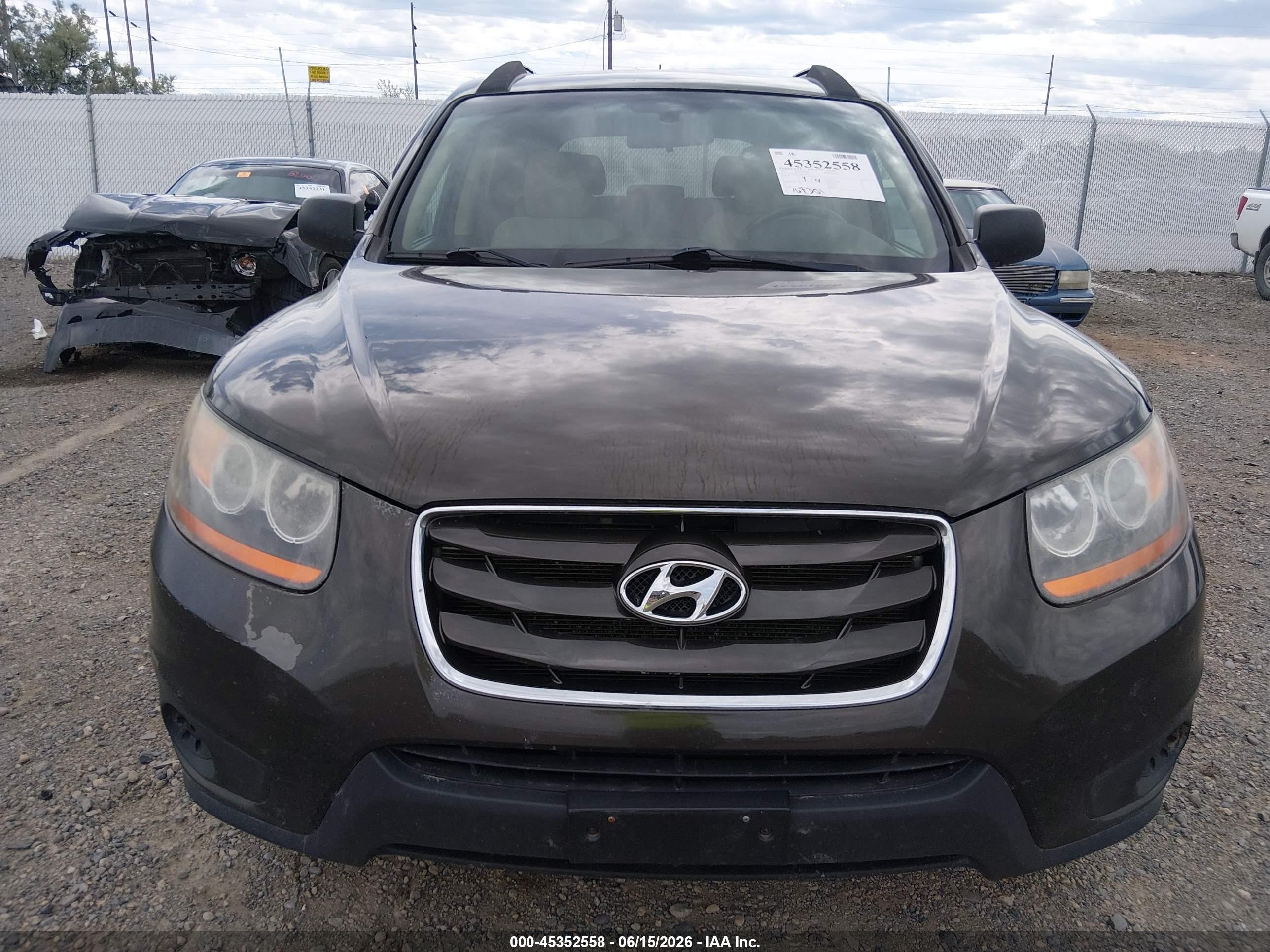 2011 Hyundai Santa Fe Gls V6 Brown vin: 5XYZGDAG2BG019572