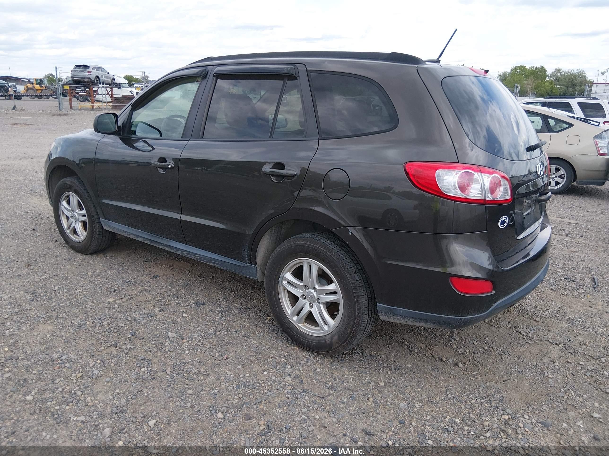 2011 Hyundai Santa Fe Gls V6 Brown vin: 5XYZGDAG2BG019572