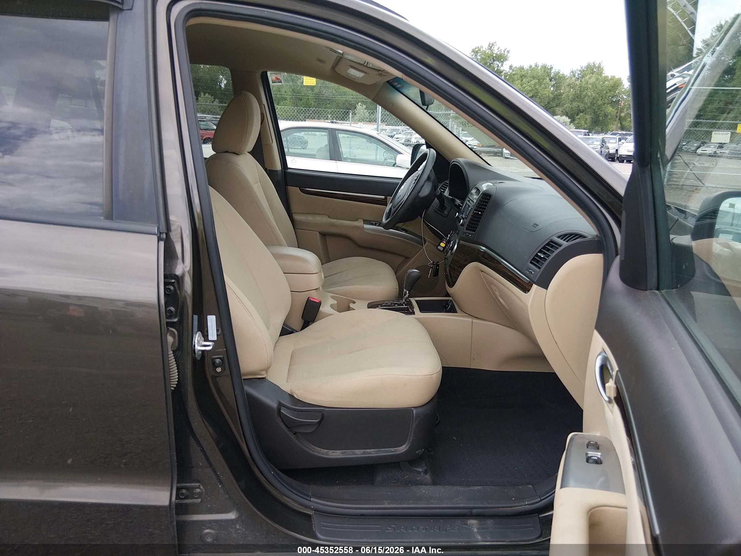 2011 Hyundai Santa Fe Gls V6 Brown vin: 5XYZGDAG2BG019572