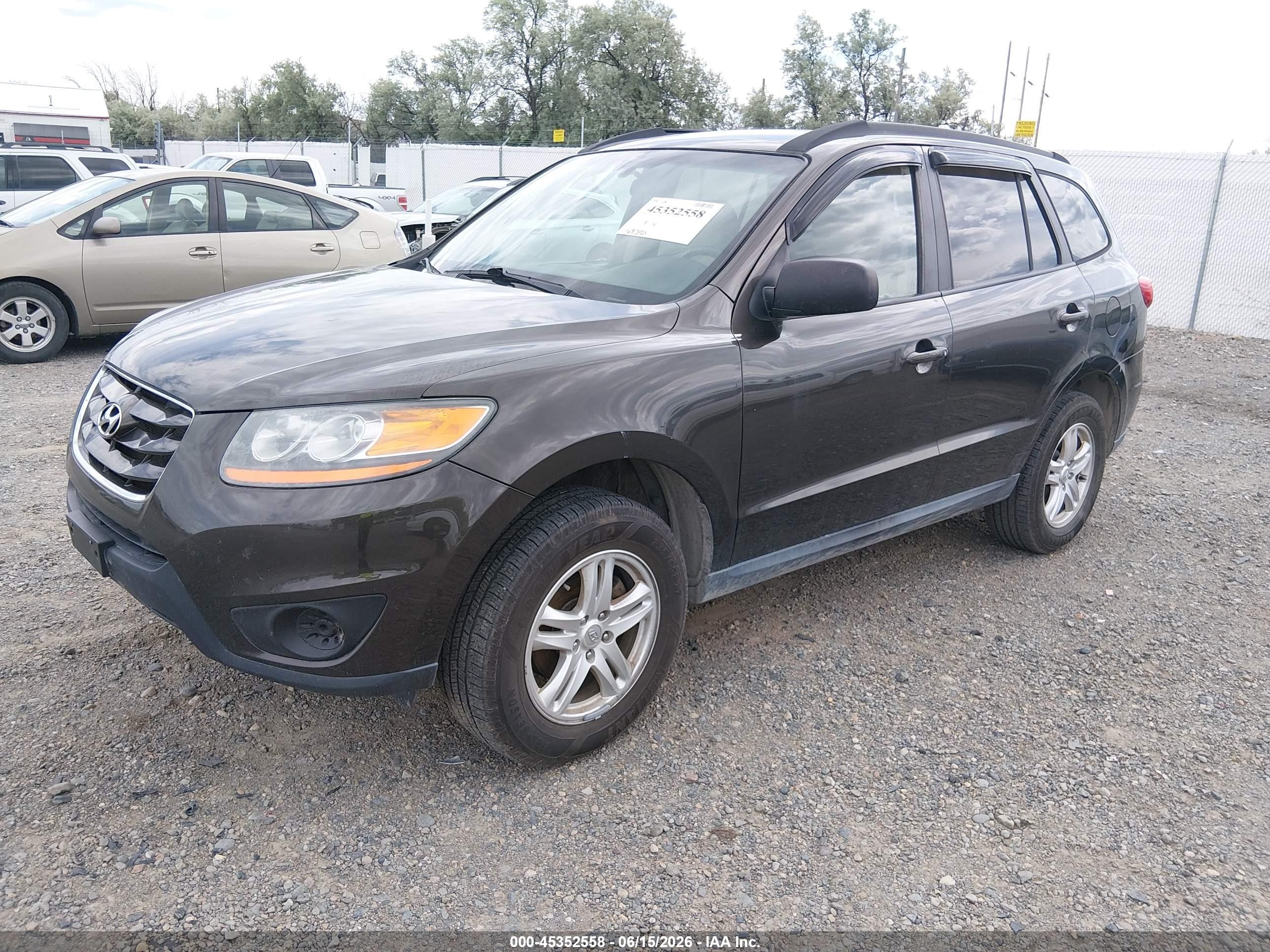 2011 Hyundai Santa Fe Gls V6 Brown vin: 5XYZGDAG2BG019572