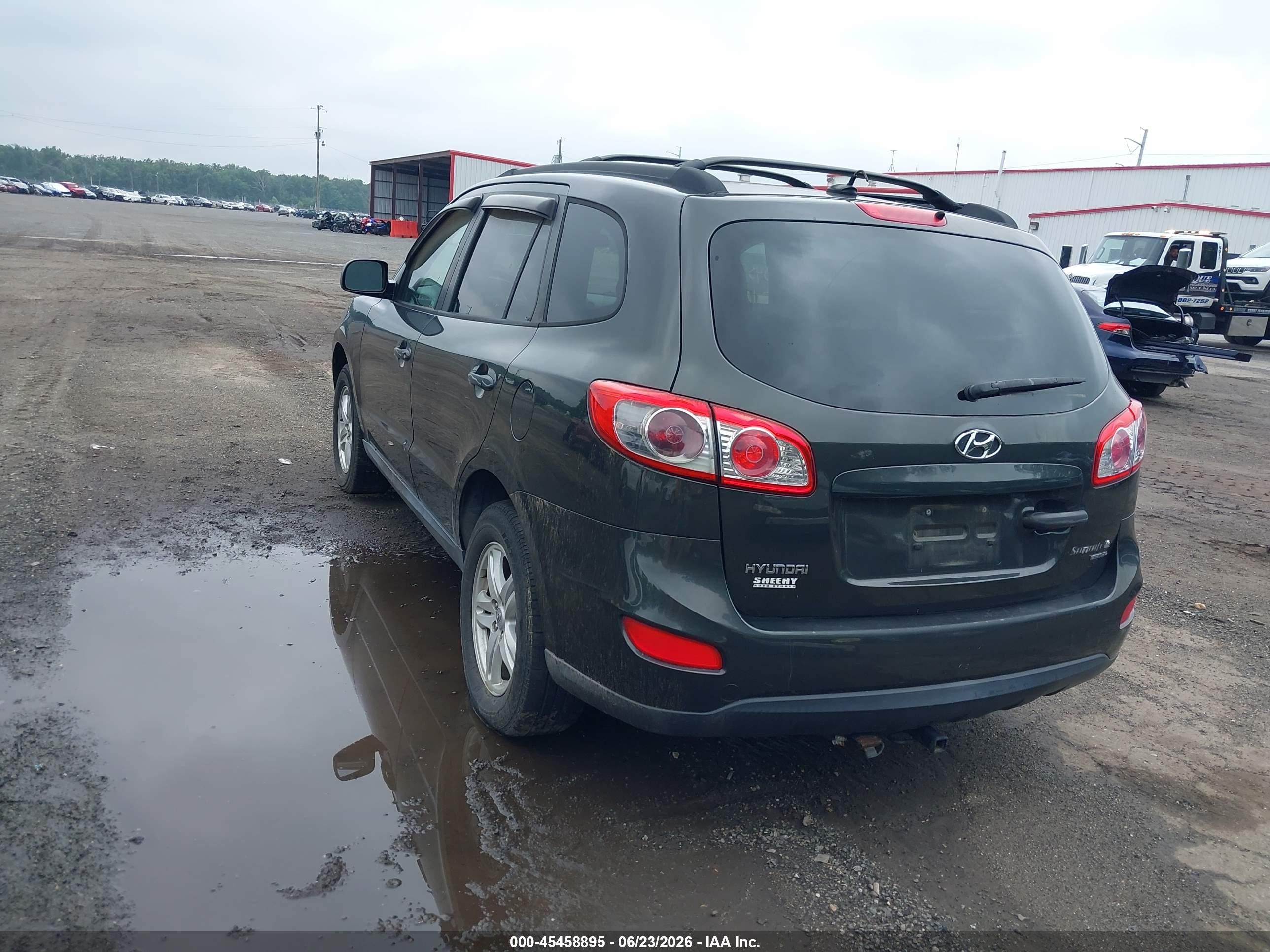 2011 Hyundai Santa Fe Gls V6 Gray vin: 5XYZGDAG2BG038185