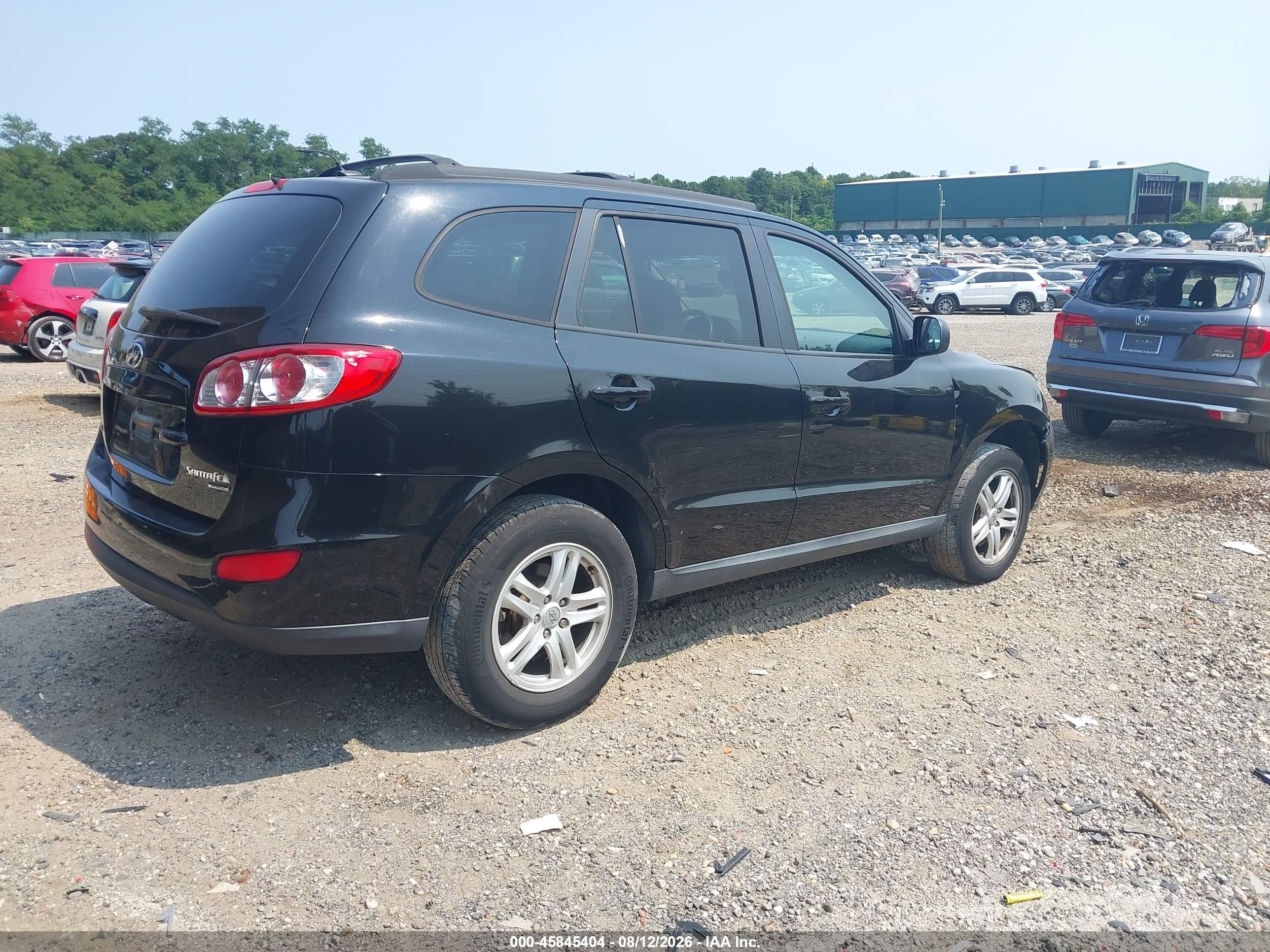 2011 Hyundai Santa Fe Gls V6 Черный vin: 5XYZGDAG4BG051438