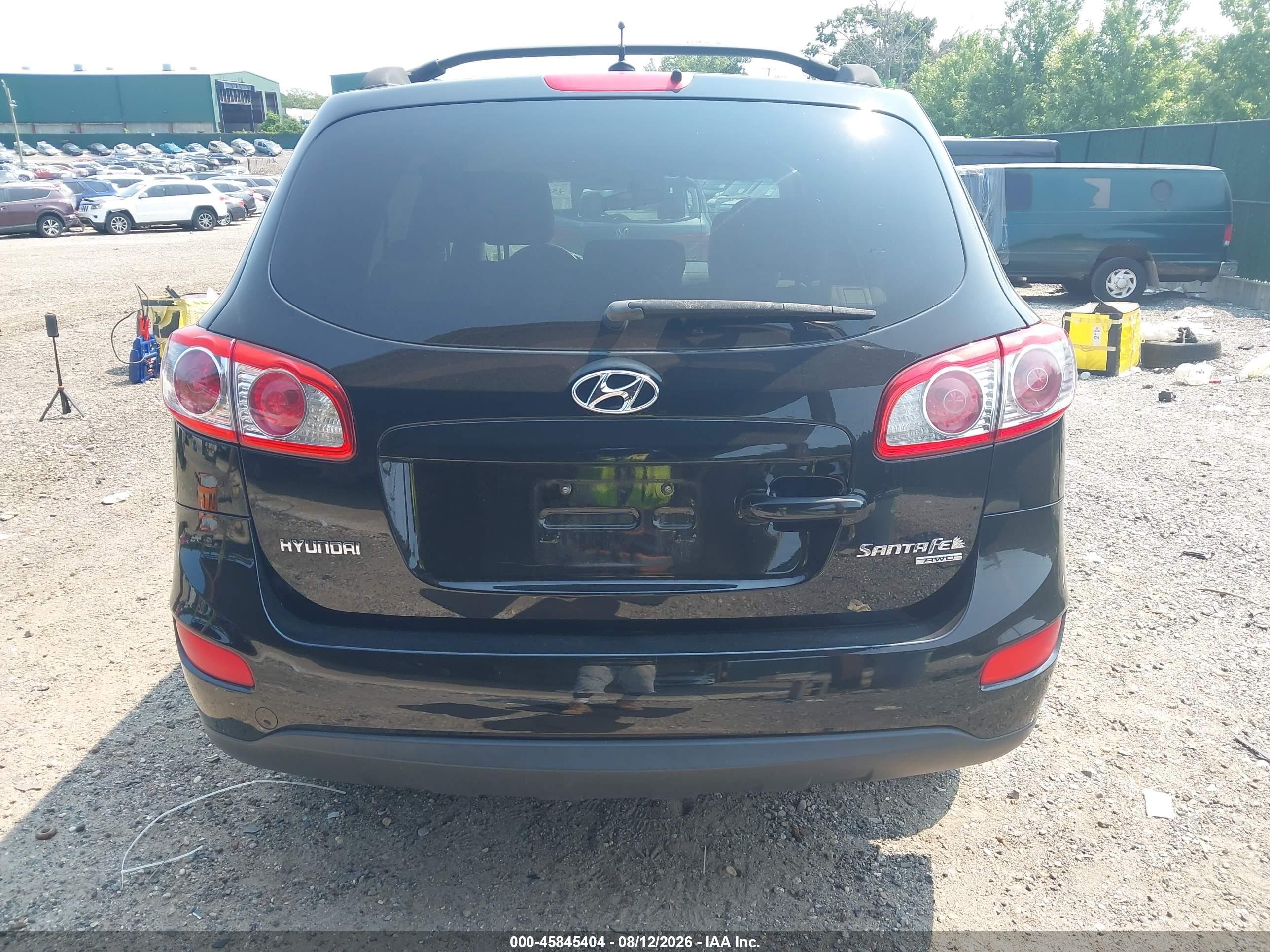 2011 Hyundai Santa Fe Gls V6 Черный vin: 5XYZGDAG4BG051438