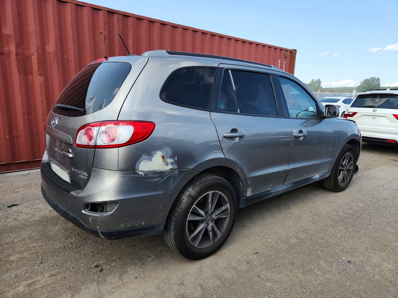 2011 Hyundai Santa Fe Gls Gray vin: 5XYZGDAG4BG054601