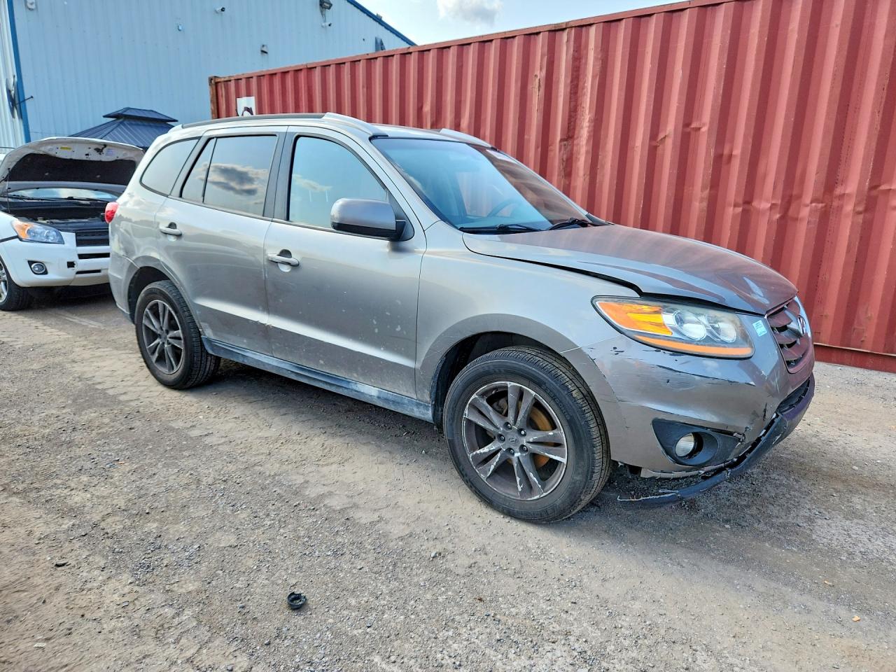 2011 Hyundai Santa Fe Gls Gray vin: 5XYZGDAG4BG054601