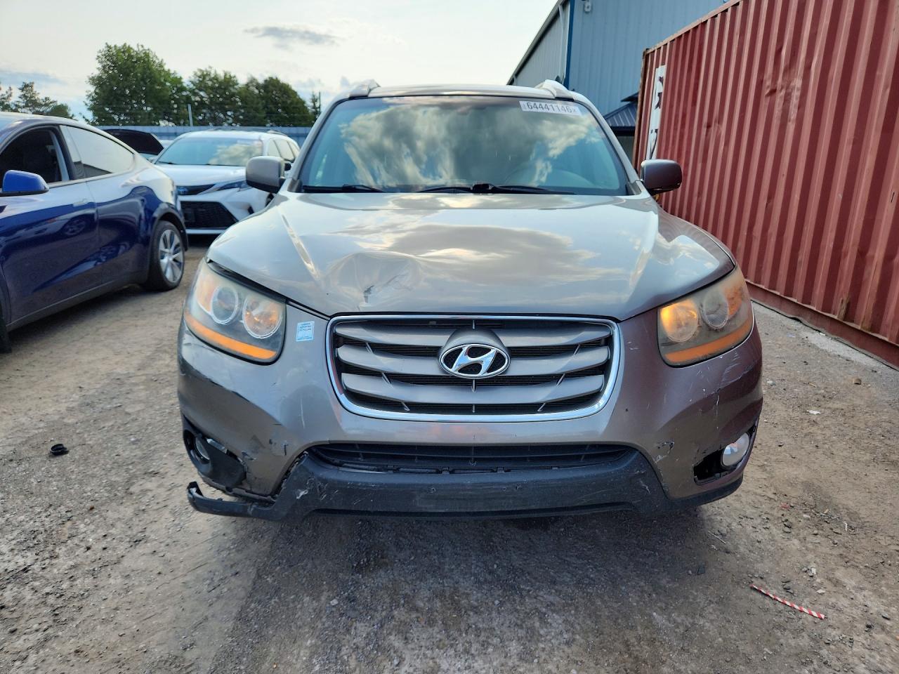 2011 Hyundai Santa Fe Gls Gray vin: 5XYZGDAG4BG054601