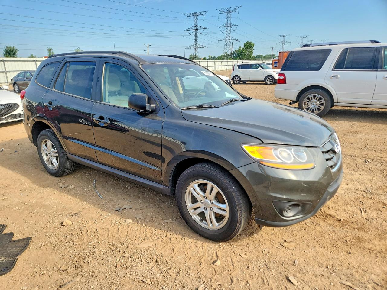 2011 Hyundai Santa Fe Gls Gray vin: 5XYZGDAG4BG059085