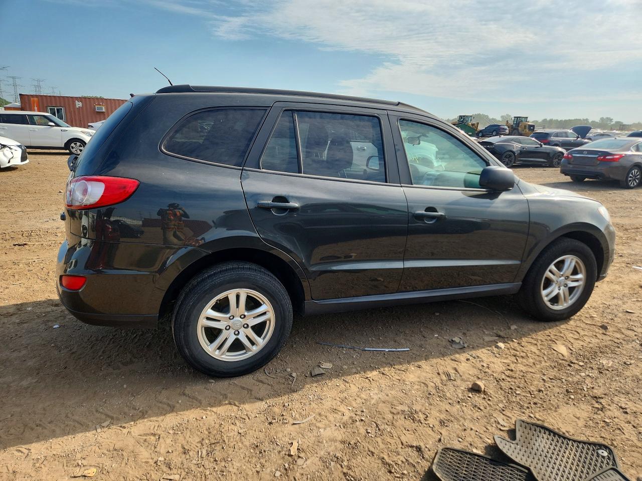2011 Hyundai Santa Fe Gls Gray vin: 5XYZGDAG4BG059085