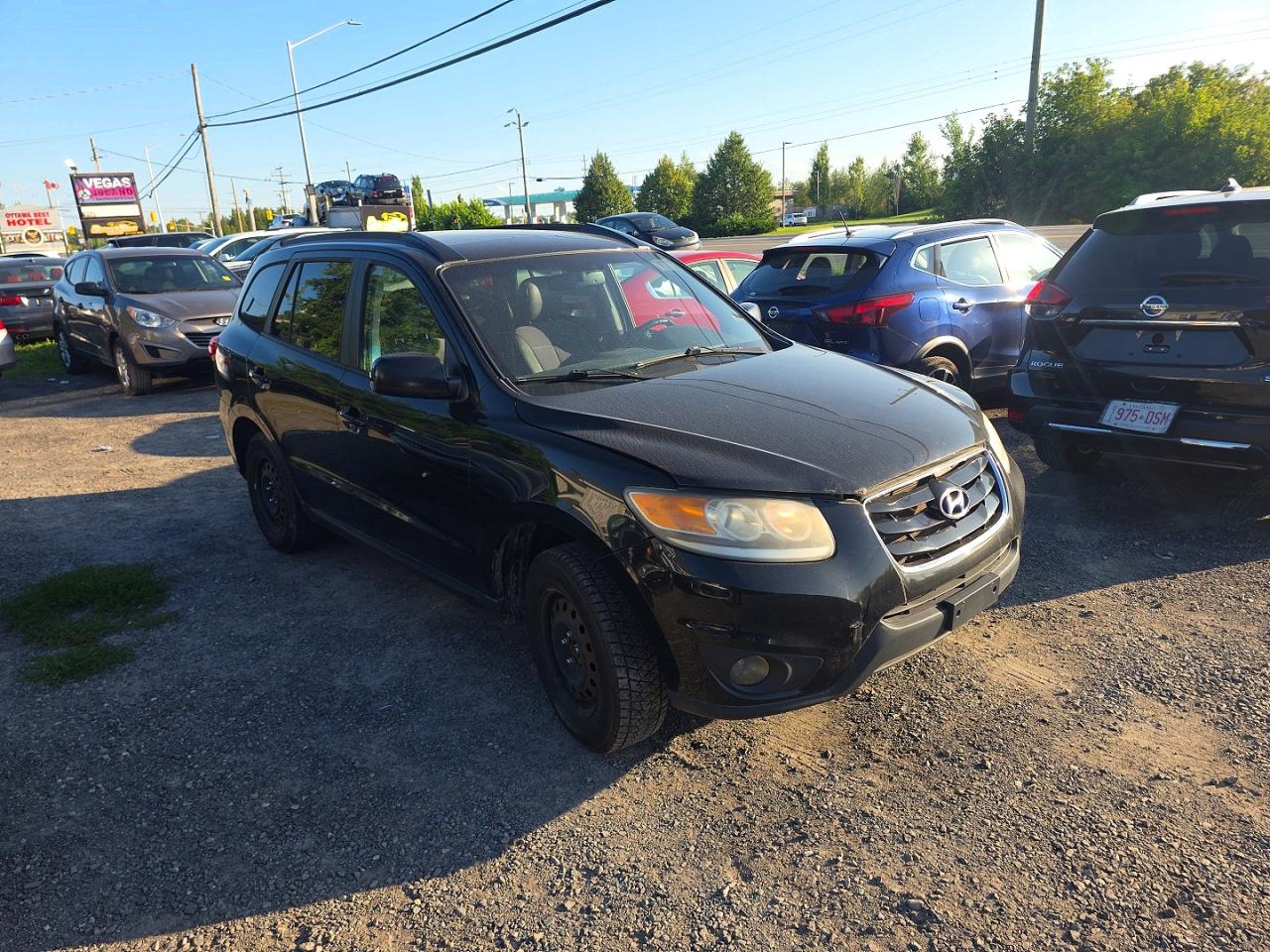 2011 Hyundai Santa Fe Gls Черный vin: 5XYZGDAG4BG091177