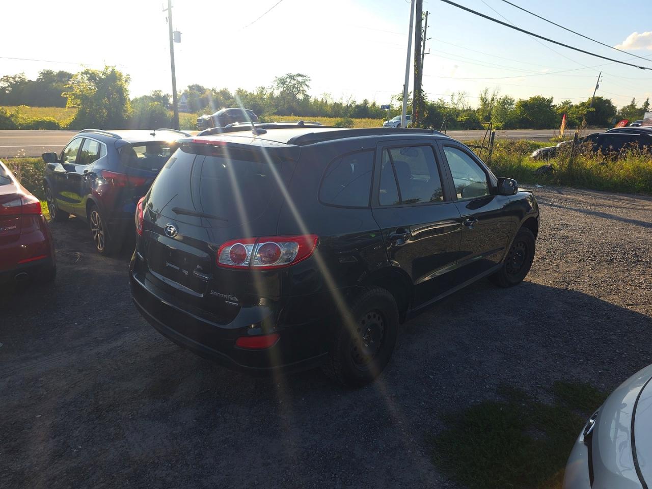 2011 Hyundai Santa Fe Gls Черный vin: 5XYZGDAG4BG091177