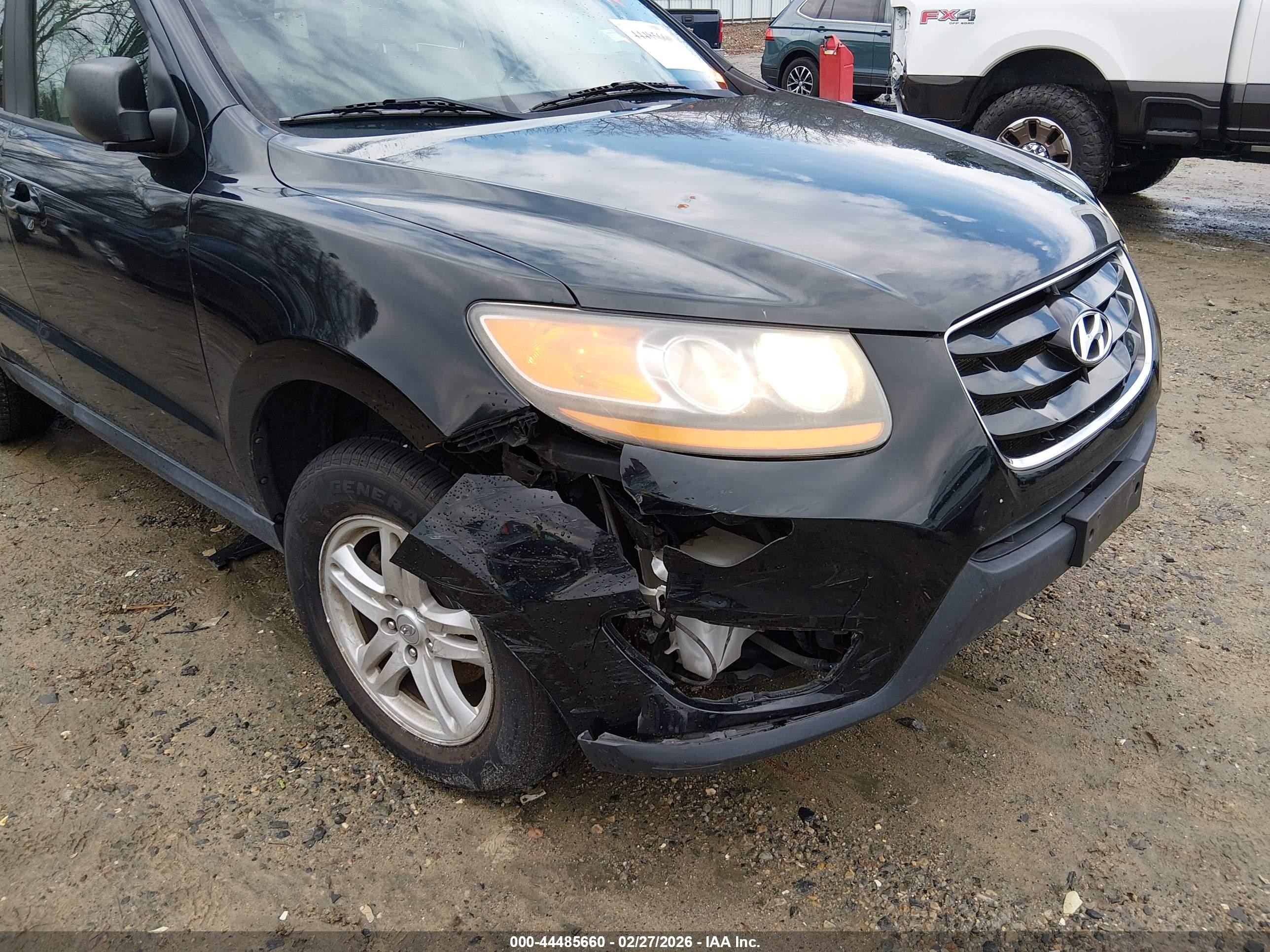 2011 Hyundai Santa Fe Gls V6 Black vin: 5XYZGDAG5BG020019