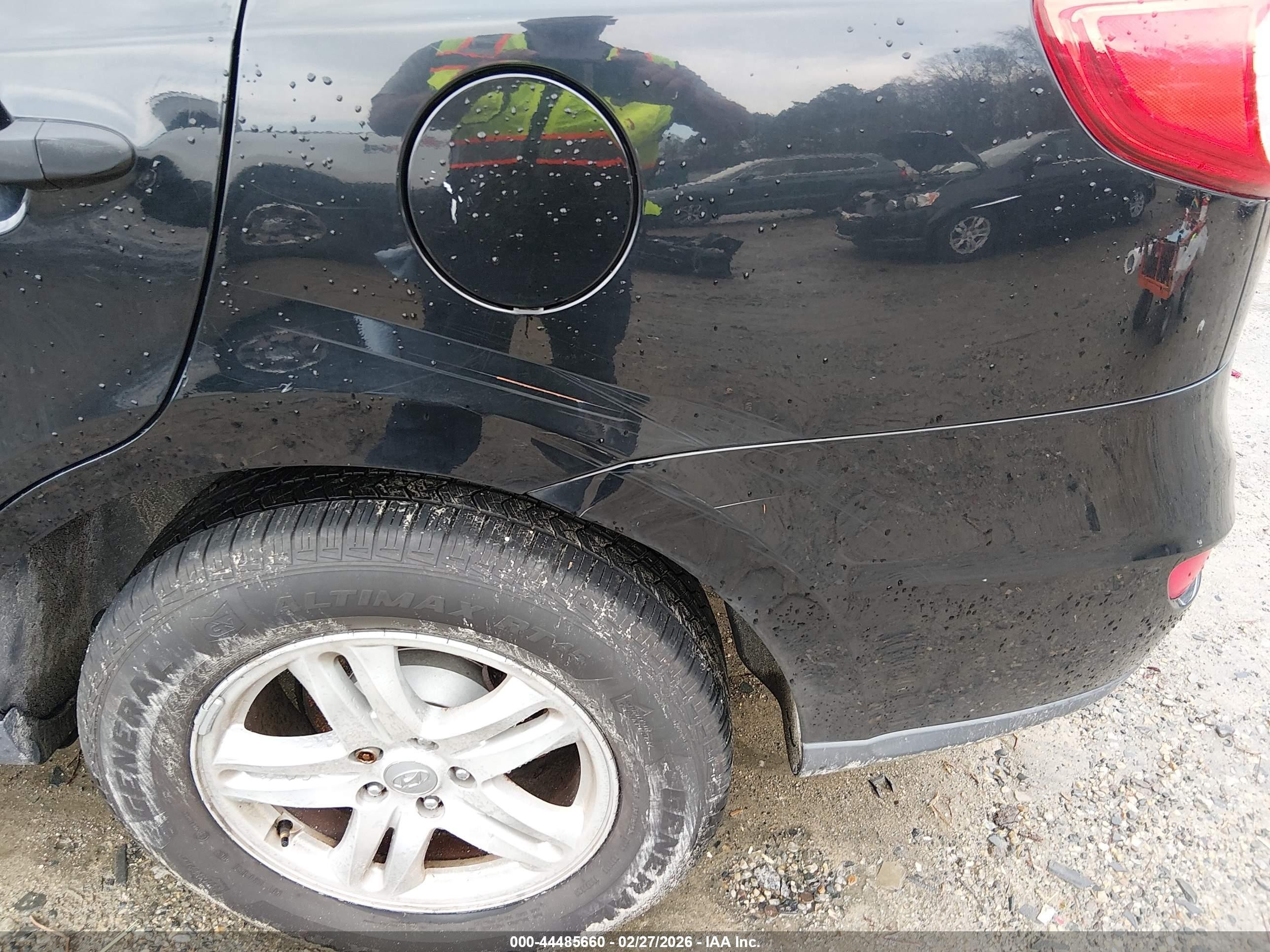 2011 Hyundai Santa Fe Gls V6 Black vin: 5XYZGDAG5BG020019