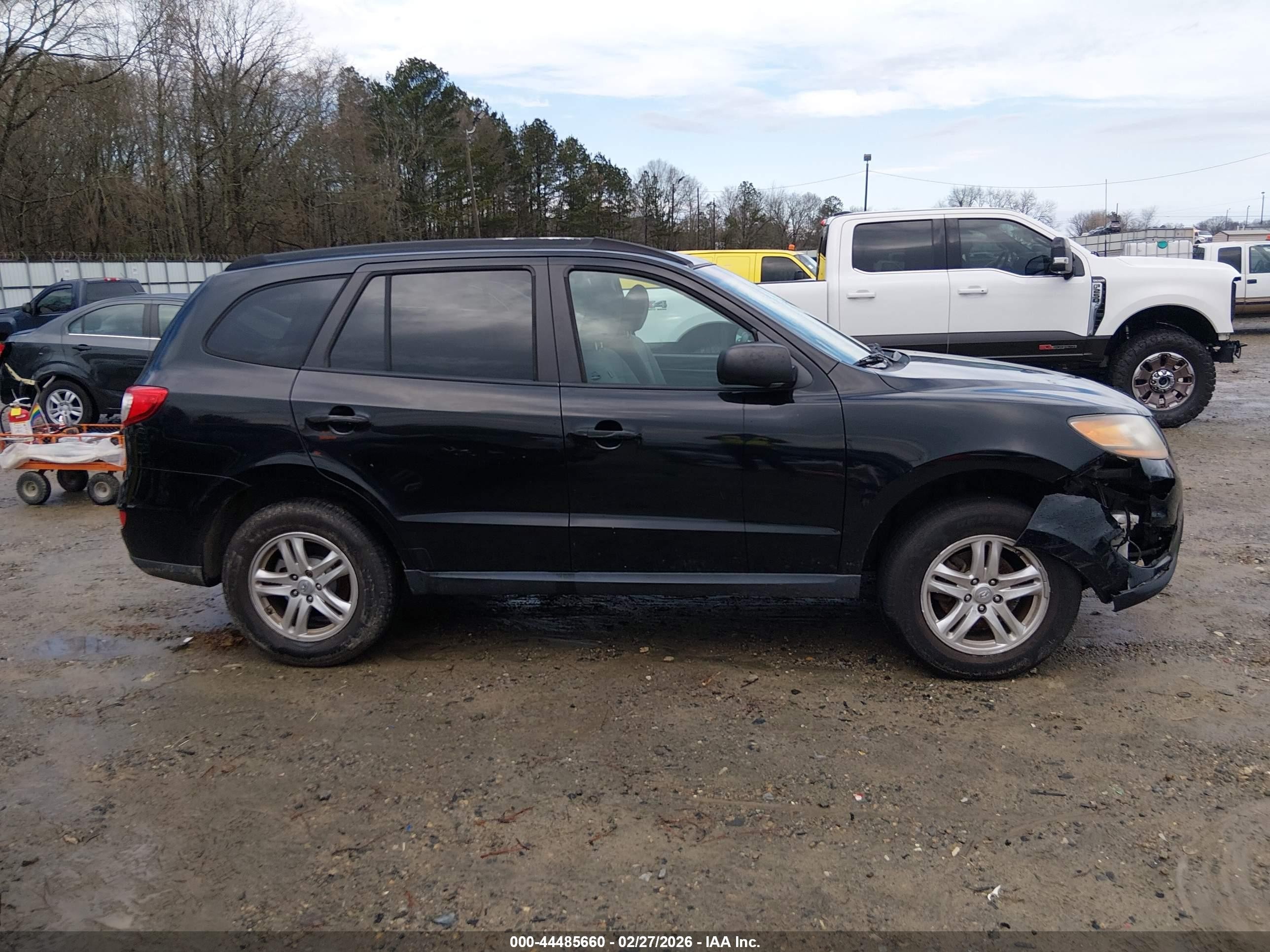 2011 Hyundai Santa Fe Gls V6 Black vin: 5XYZGDAG5BG020019