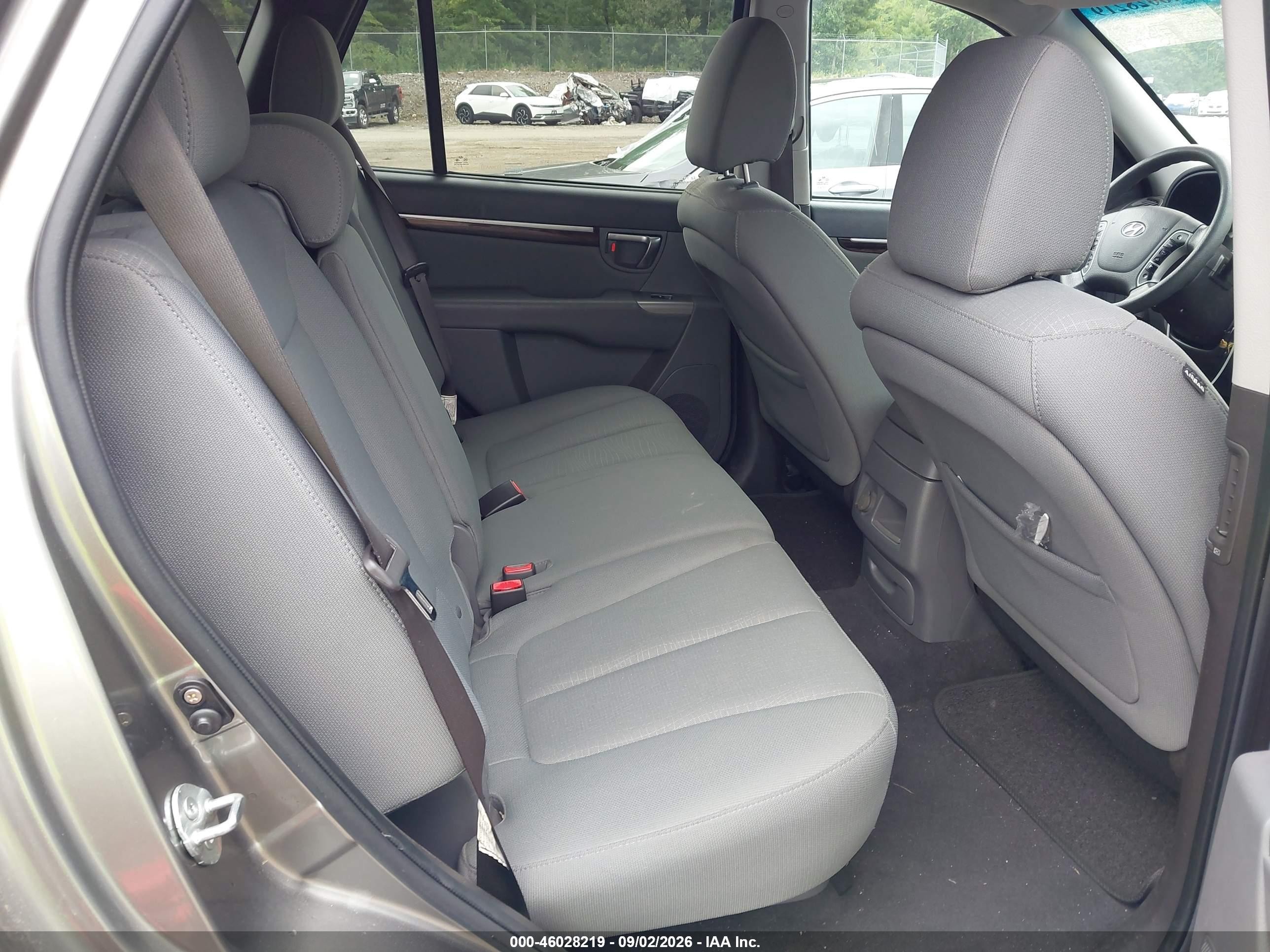 2011 Hyundai Santa Fe Gls V6 Gray vin: 5XYZGDAG5BG020926