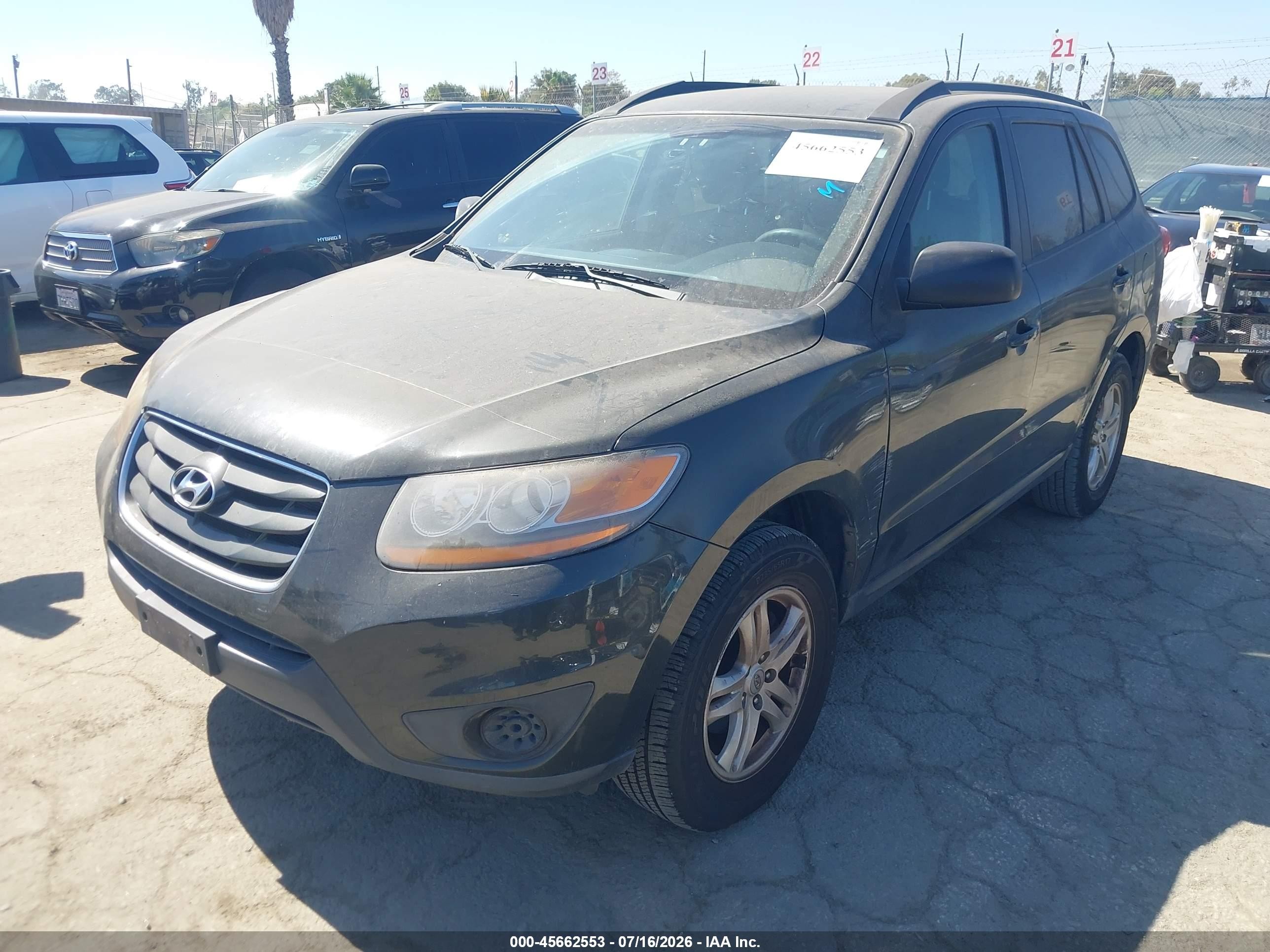 2011 Hyundai Santa Fe Gls V6 Gray vin: 5XYZGDAG7BG059162