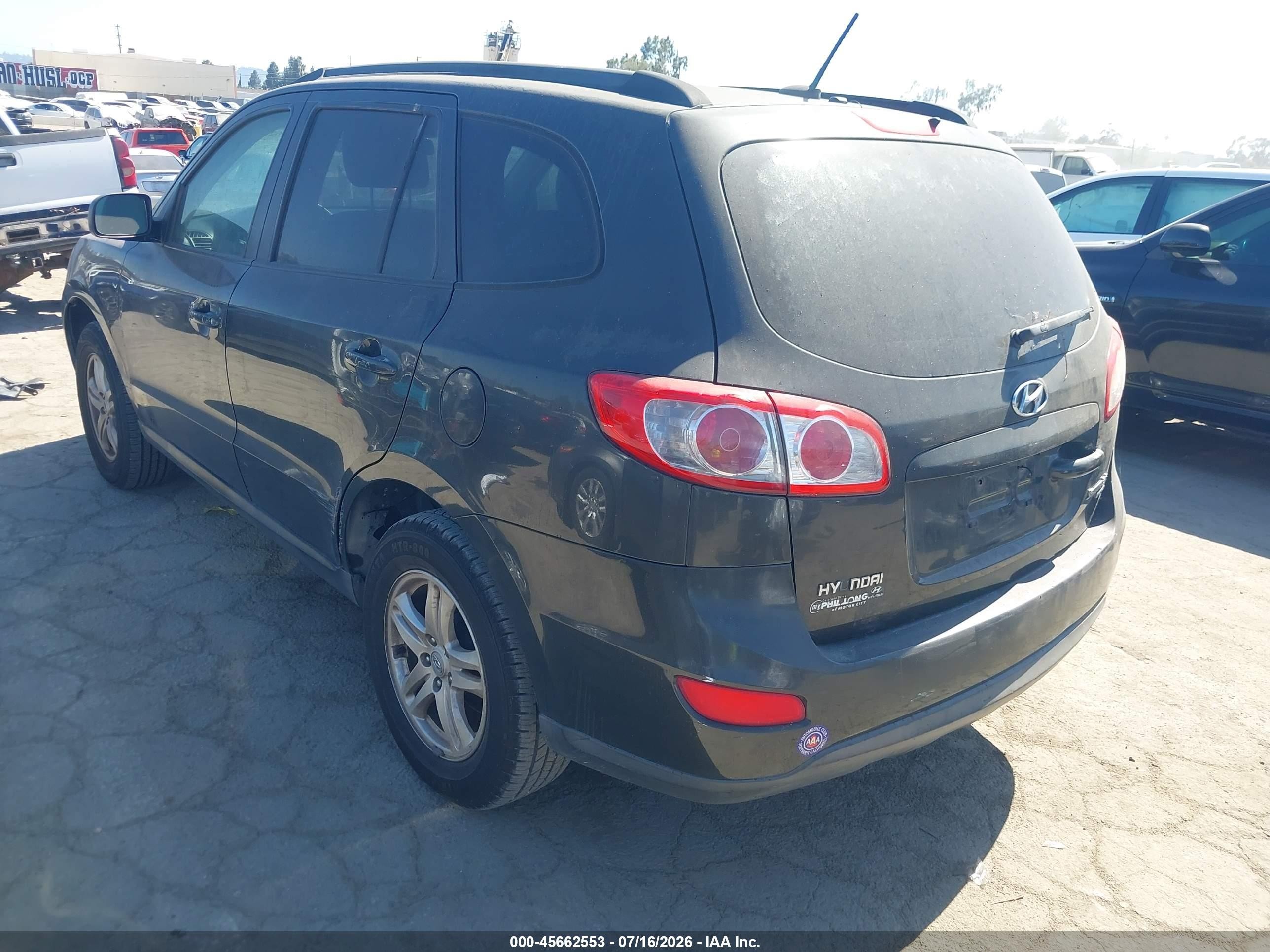 2011 Hyundai Santa Fe Gls V6 Gray vin: 5XYZGDAG7BG059162