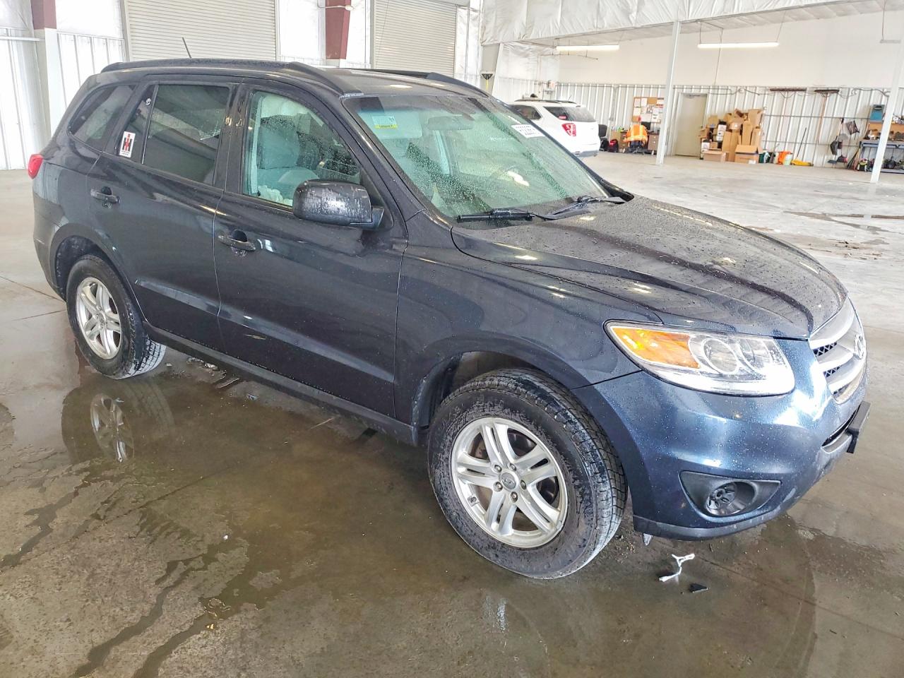 2012 Hyundai Santa Fe Gls Gray vin: 5XYZGDAG7CG124884