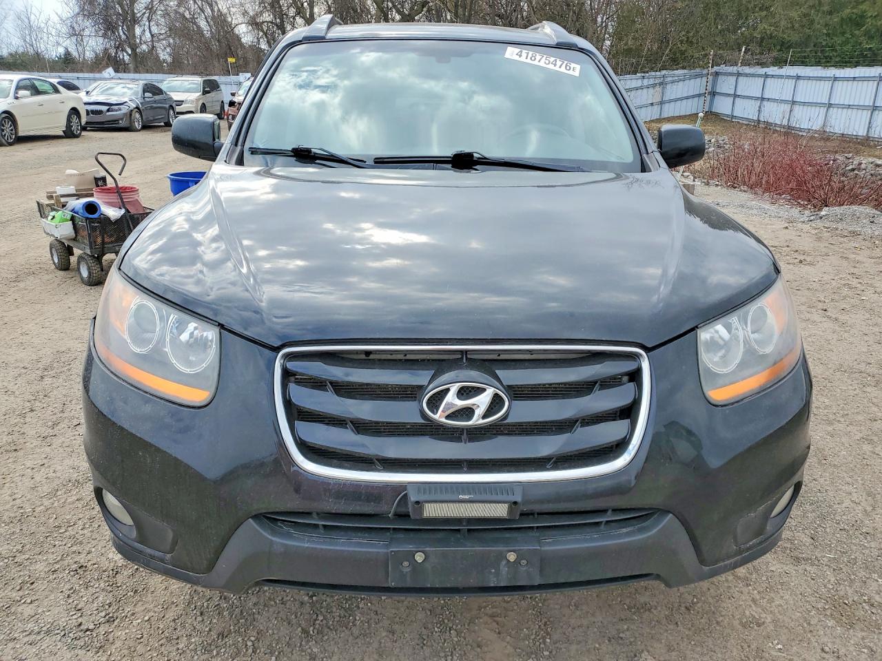 2011 Hyundai Santa Fe Gls Черный vin: 5XYZGDAG8BG055833