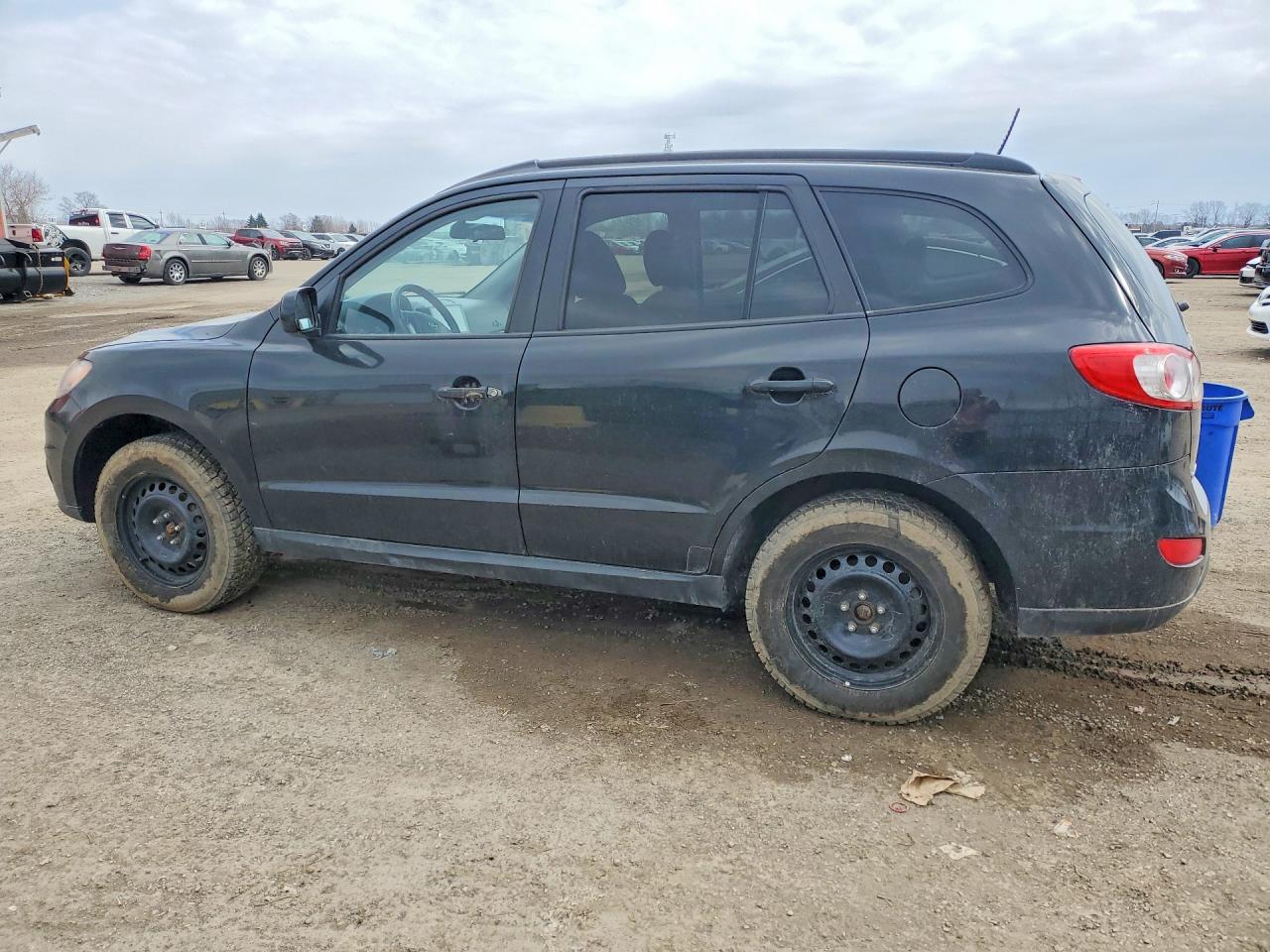 2011 Hyundai Santa Fe Gls Черный vin: 5XYZGDAG8BG055833