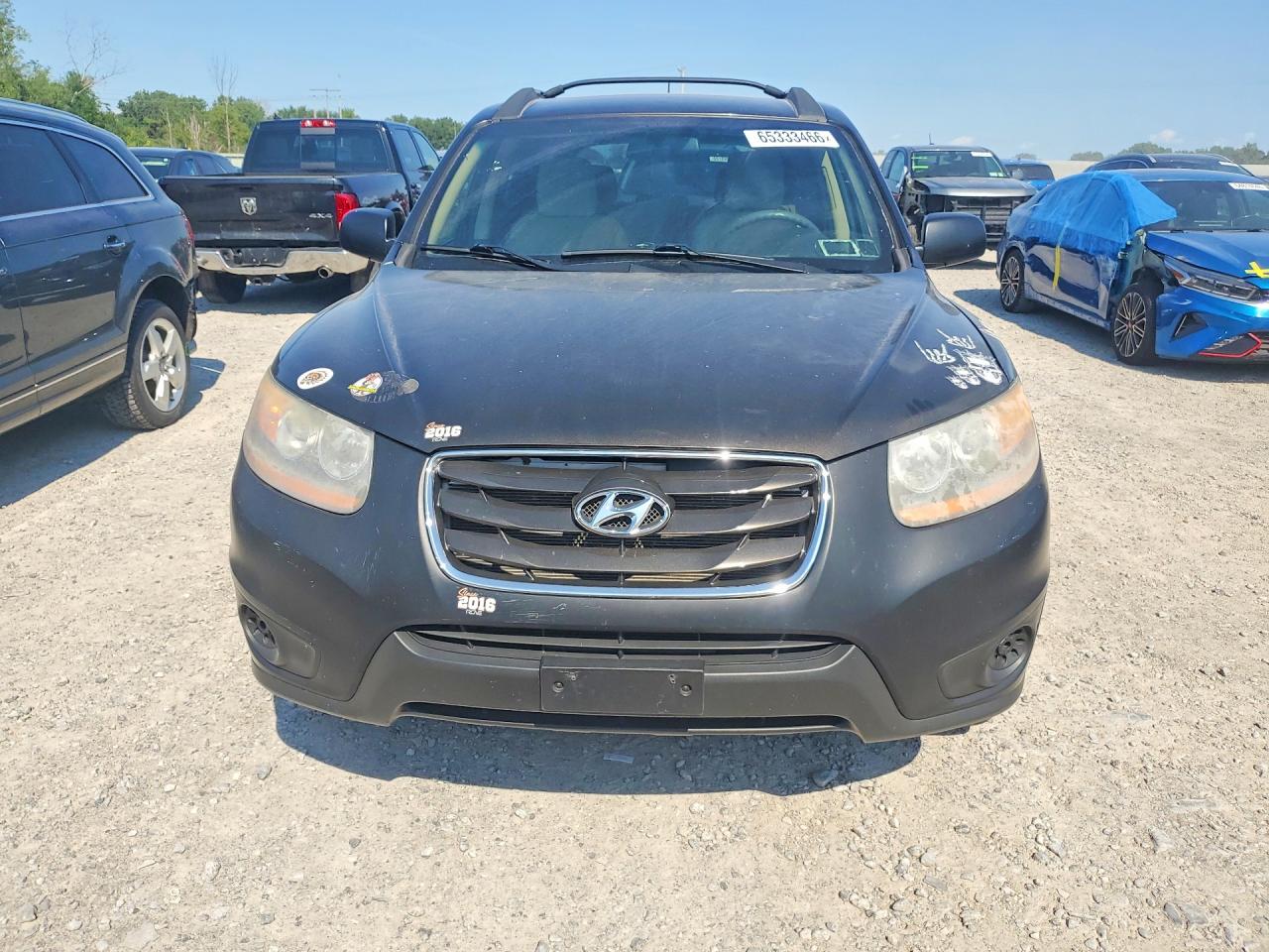 2011 Hyundai Santa Fe Gls Серый vin: 5XYZGDAG9BG015227