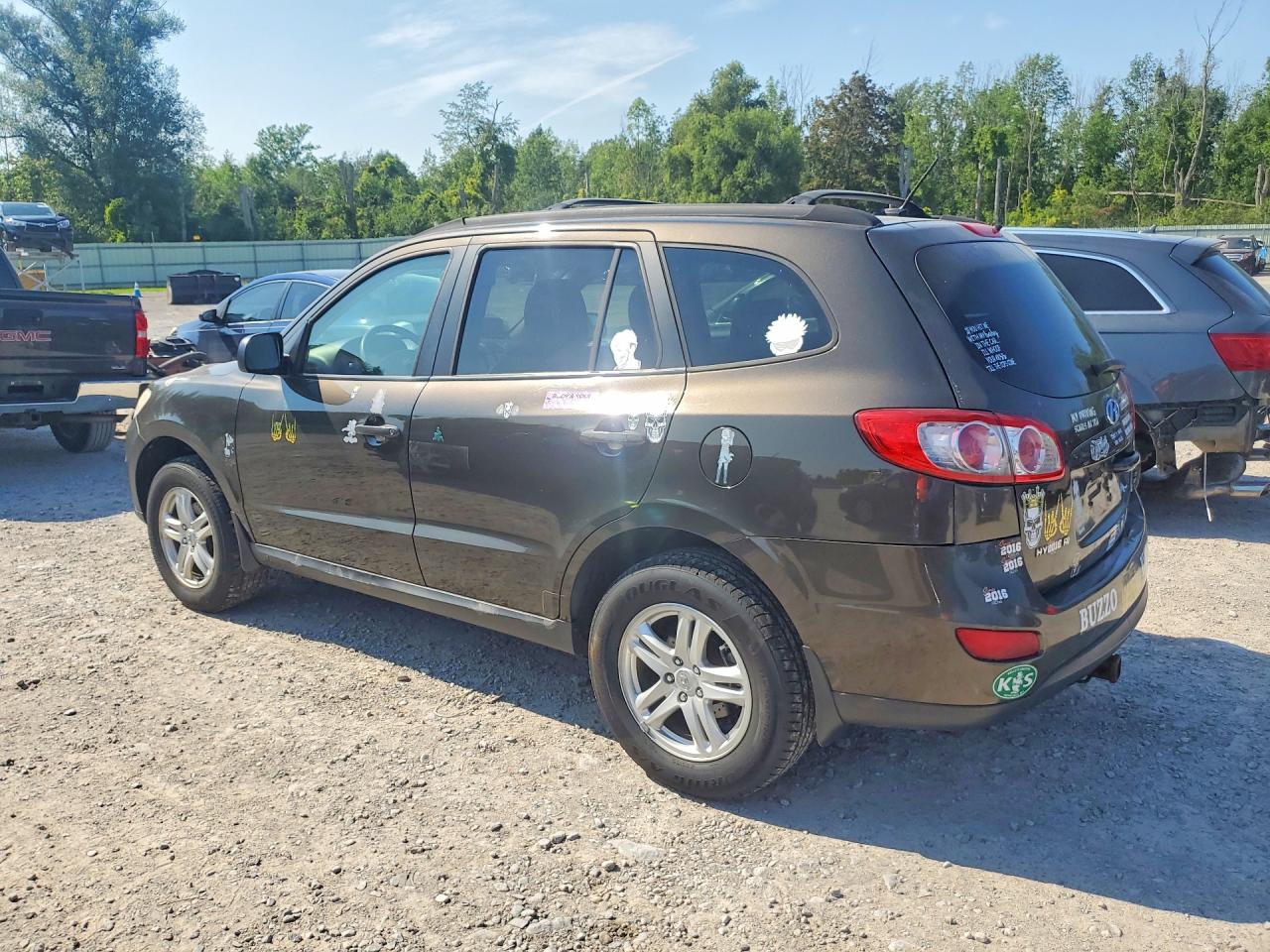 2011 Hyundai Santa Fe Gls Серый vin: 5XYZGDAG9BG015227