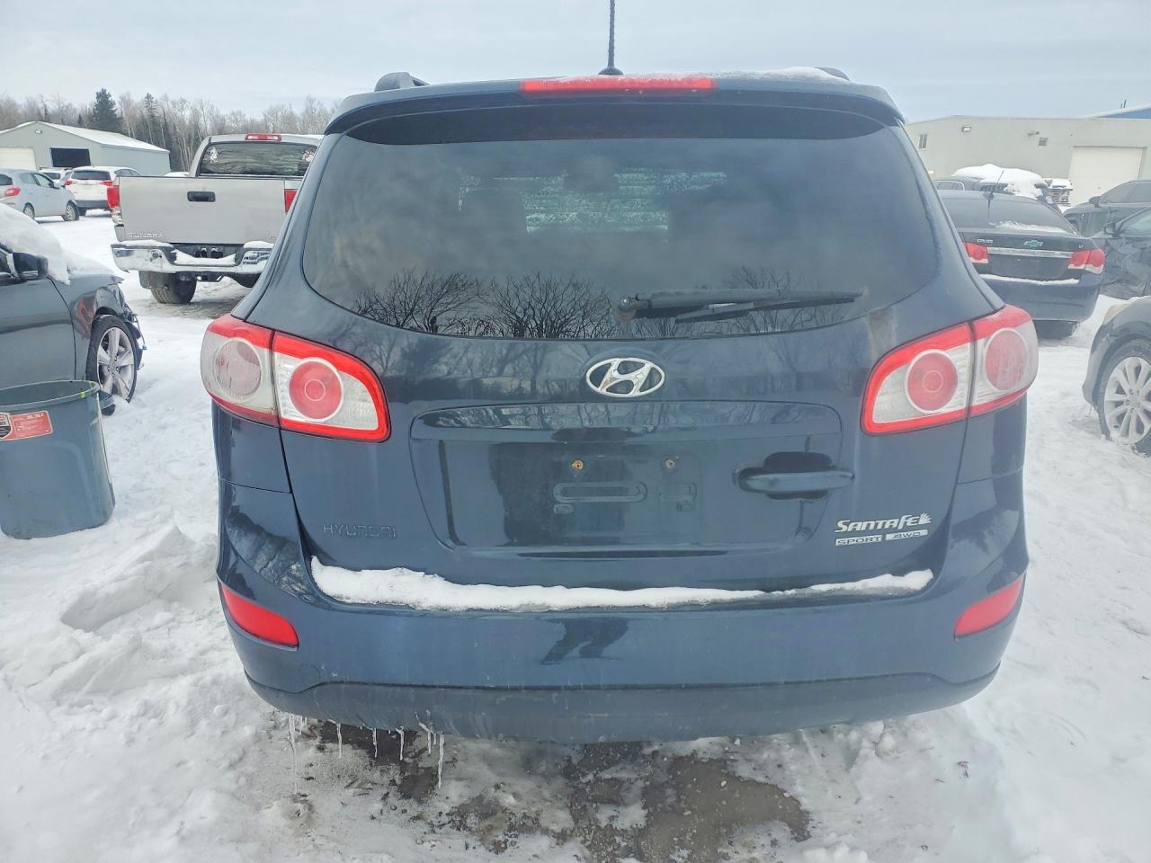 2011 Hyundai Santa Fe Gls Gray vin: 5XYZGDAG9BG040712