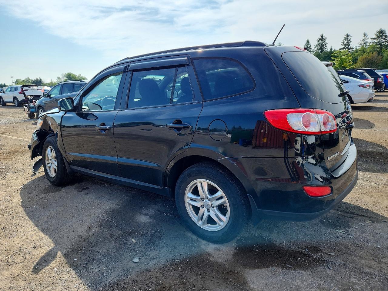 2012 Hyundai Santa Fe Gls Black vin: 5XYZGDAG9CG115037