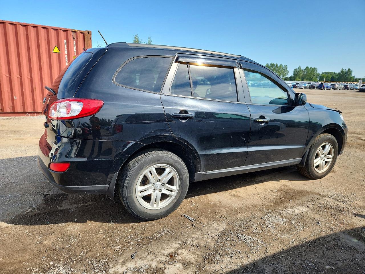 2012 Hyundai Santa Fe Gls Black vin: 5XYZGDAG9CG115037