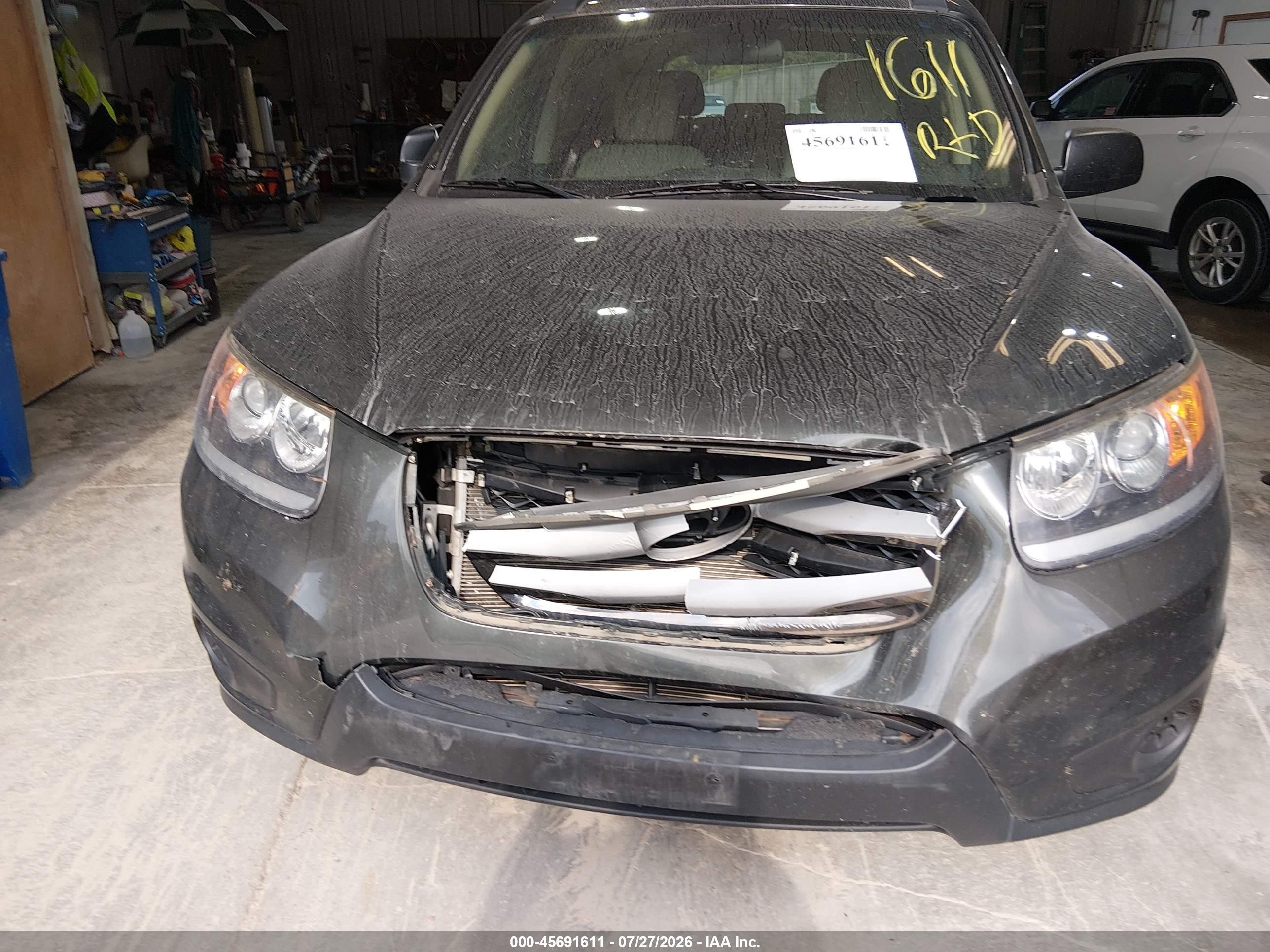 2012 Hyundai Santa Fe Gls V6 Green vin: 5XYZGDAG9CG139905