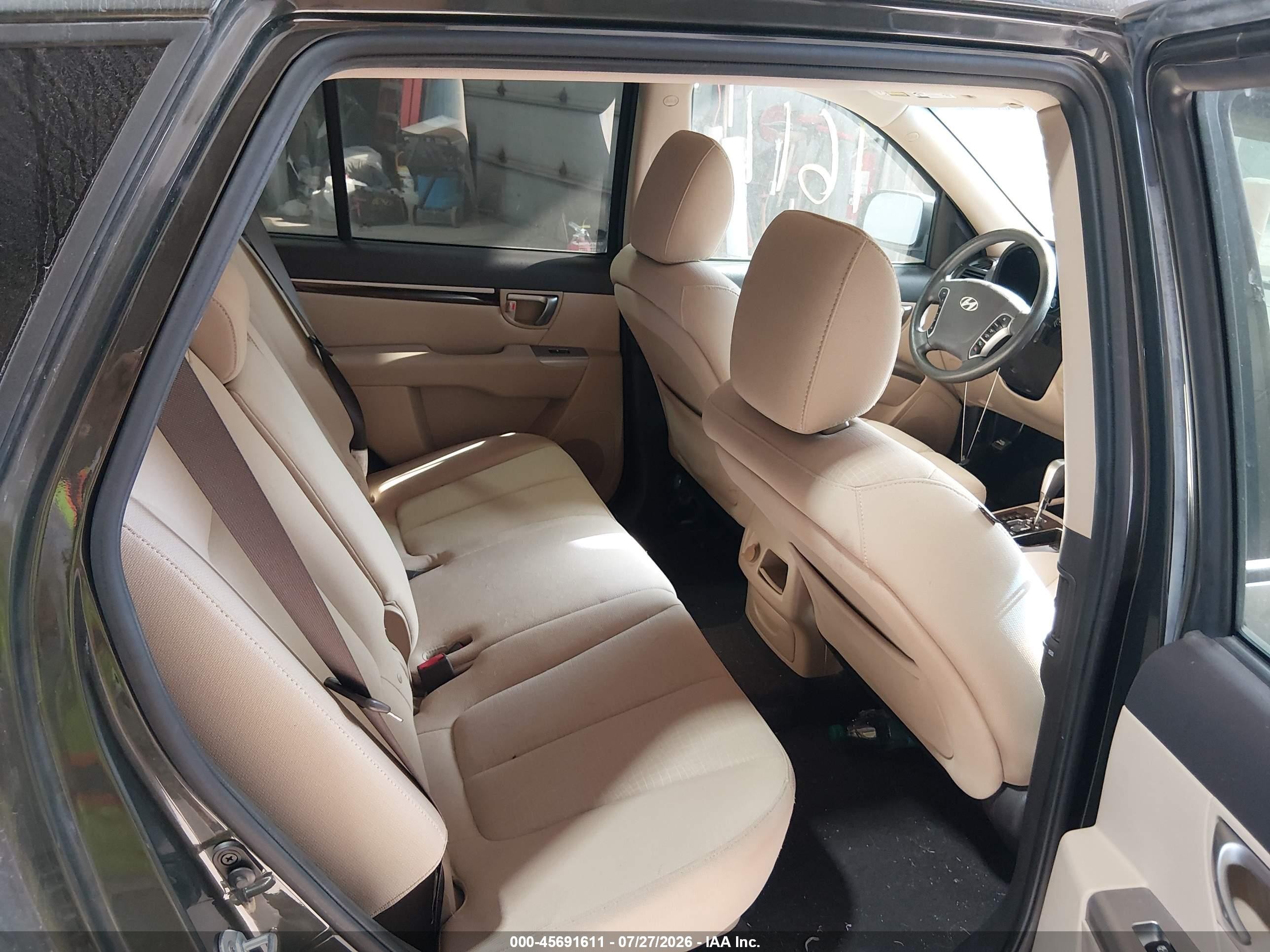 2012 Hyundai Santa Fe Gls V6 Green vin: 5XYZGDAG9CG139905
