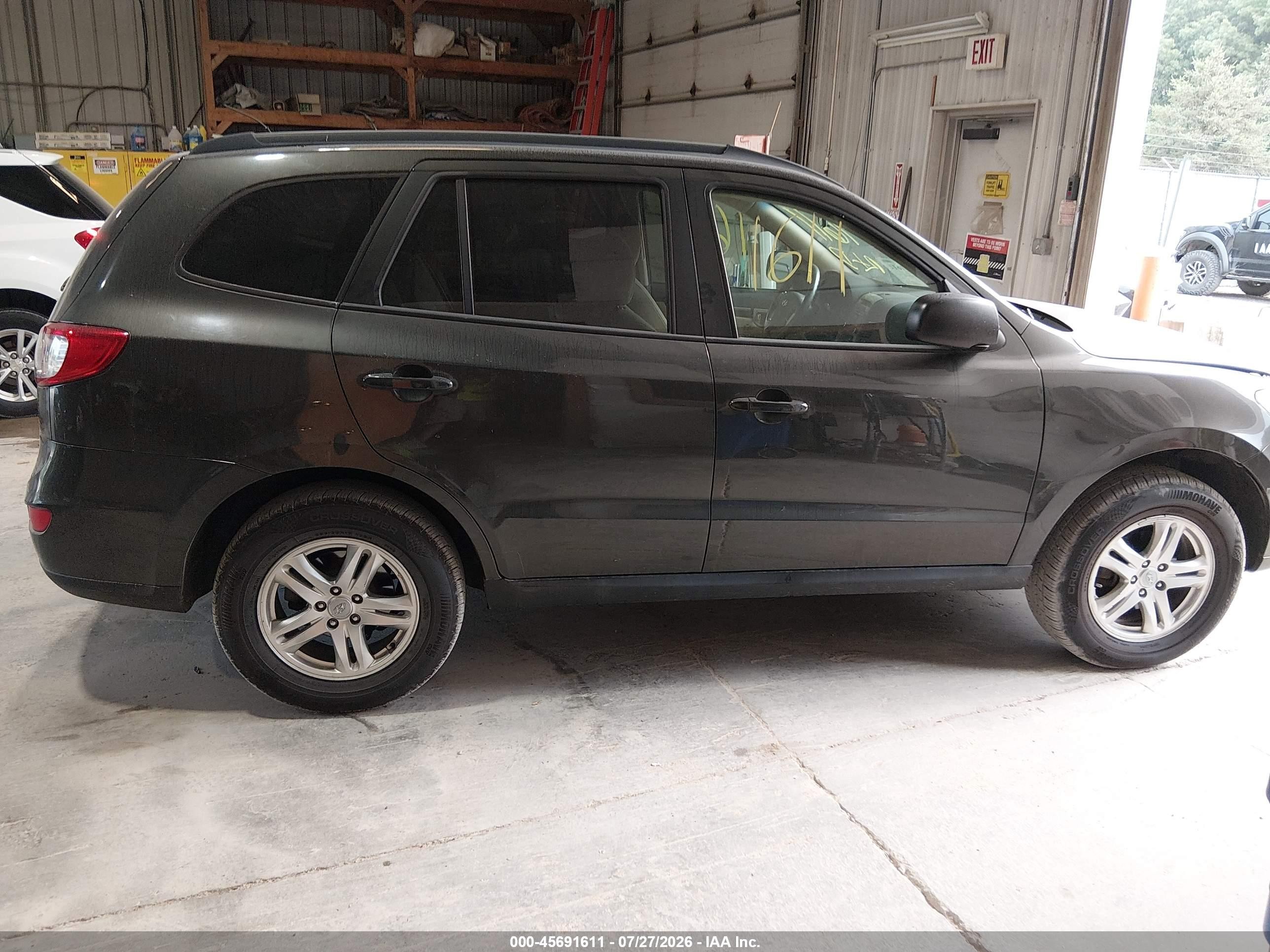 2012 Hyundai Santa Fe Gls V6 Green vin: 5XYZGDAG9CG139905
