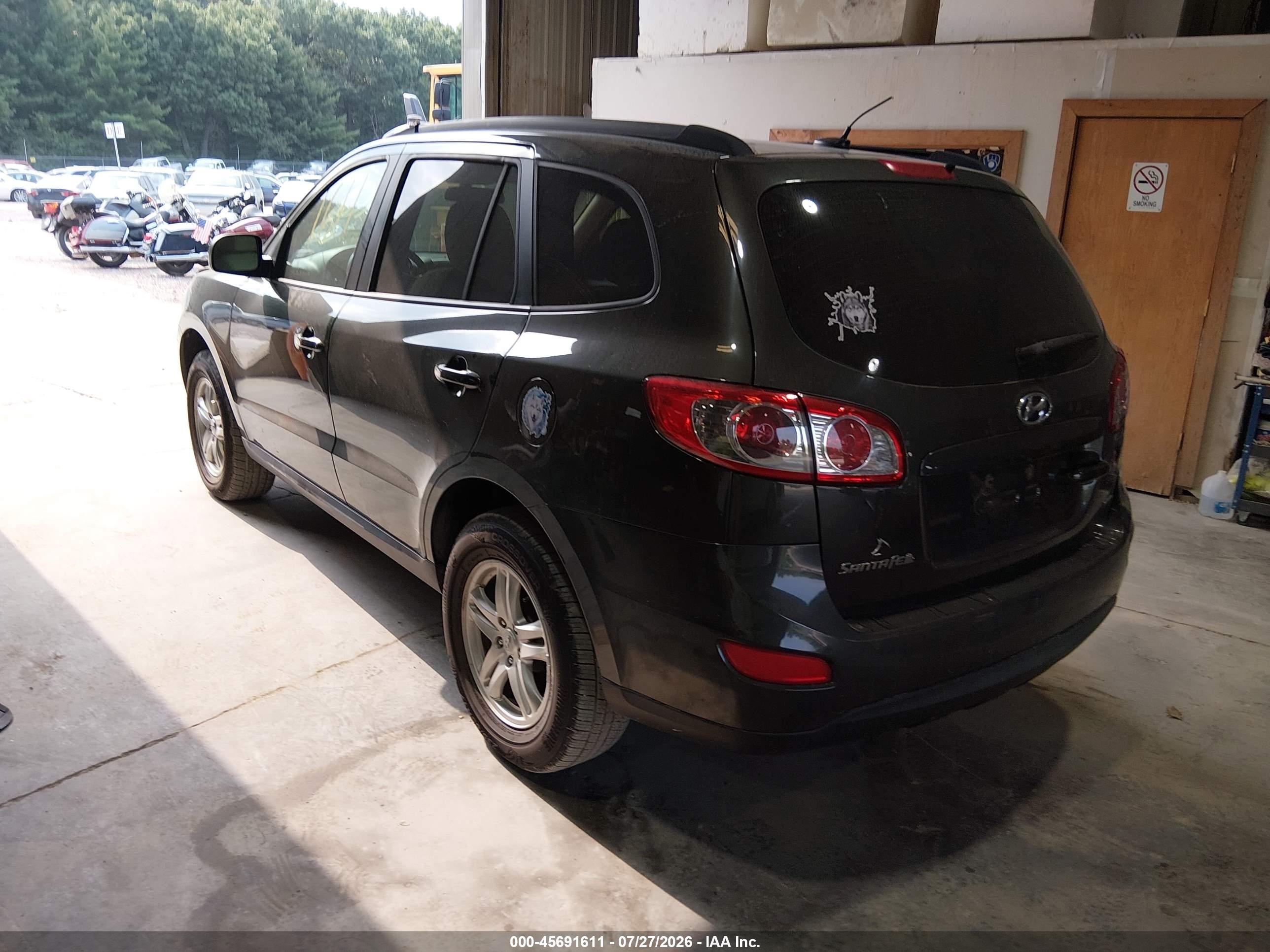 2012 Hyundai Santa Fe Gls V6 Green vin: 5XYZGDAG9CG139905
