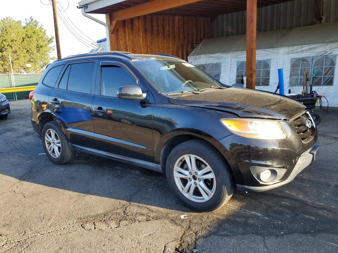 2011 Hyundai Santa Fe Se Black vin: 5XYZH4AG1BG033394