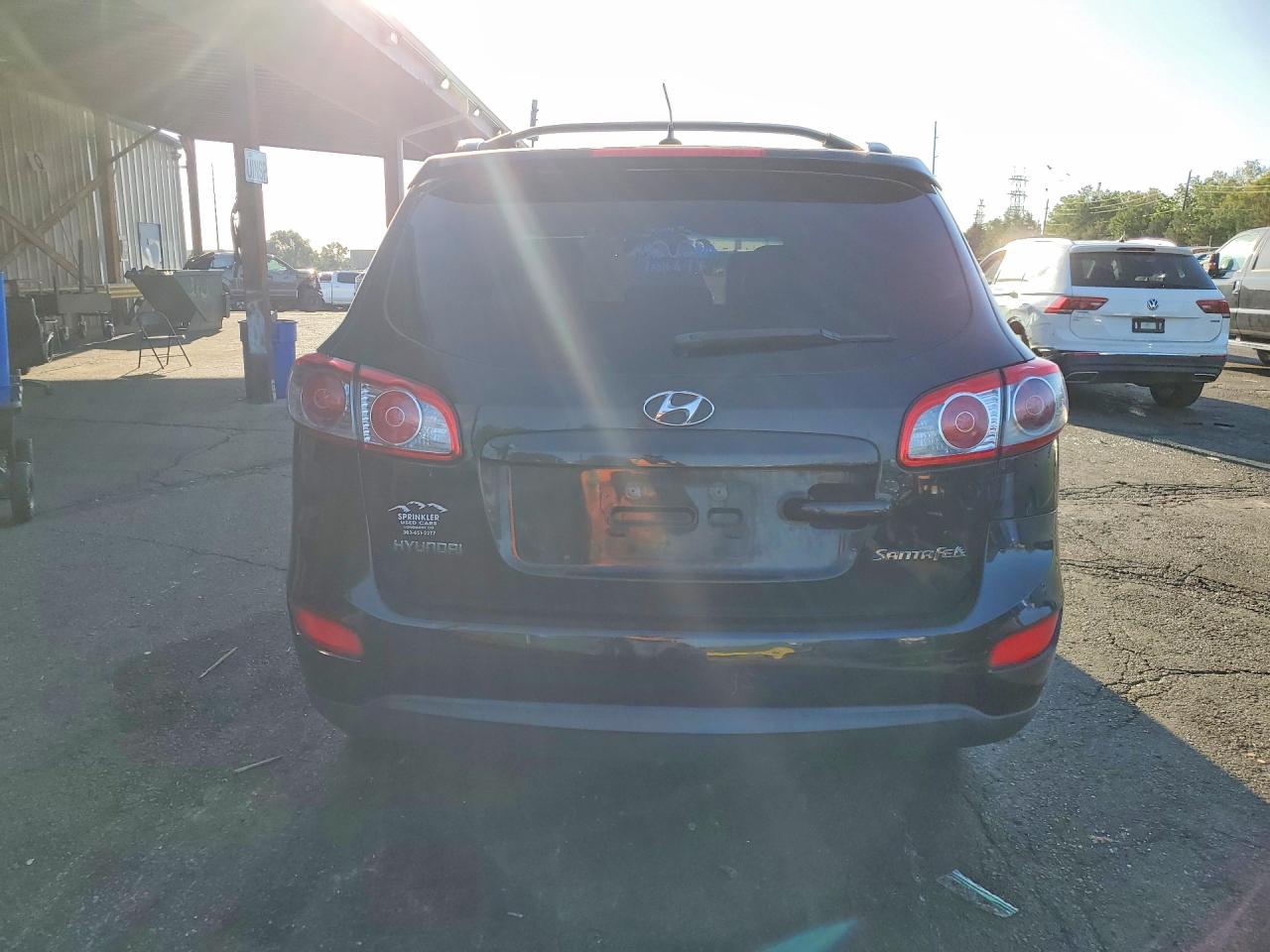 2011 Hyundai Santa Fe Se Black vin: 5XYZH4AG1BG033394