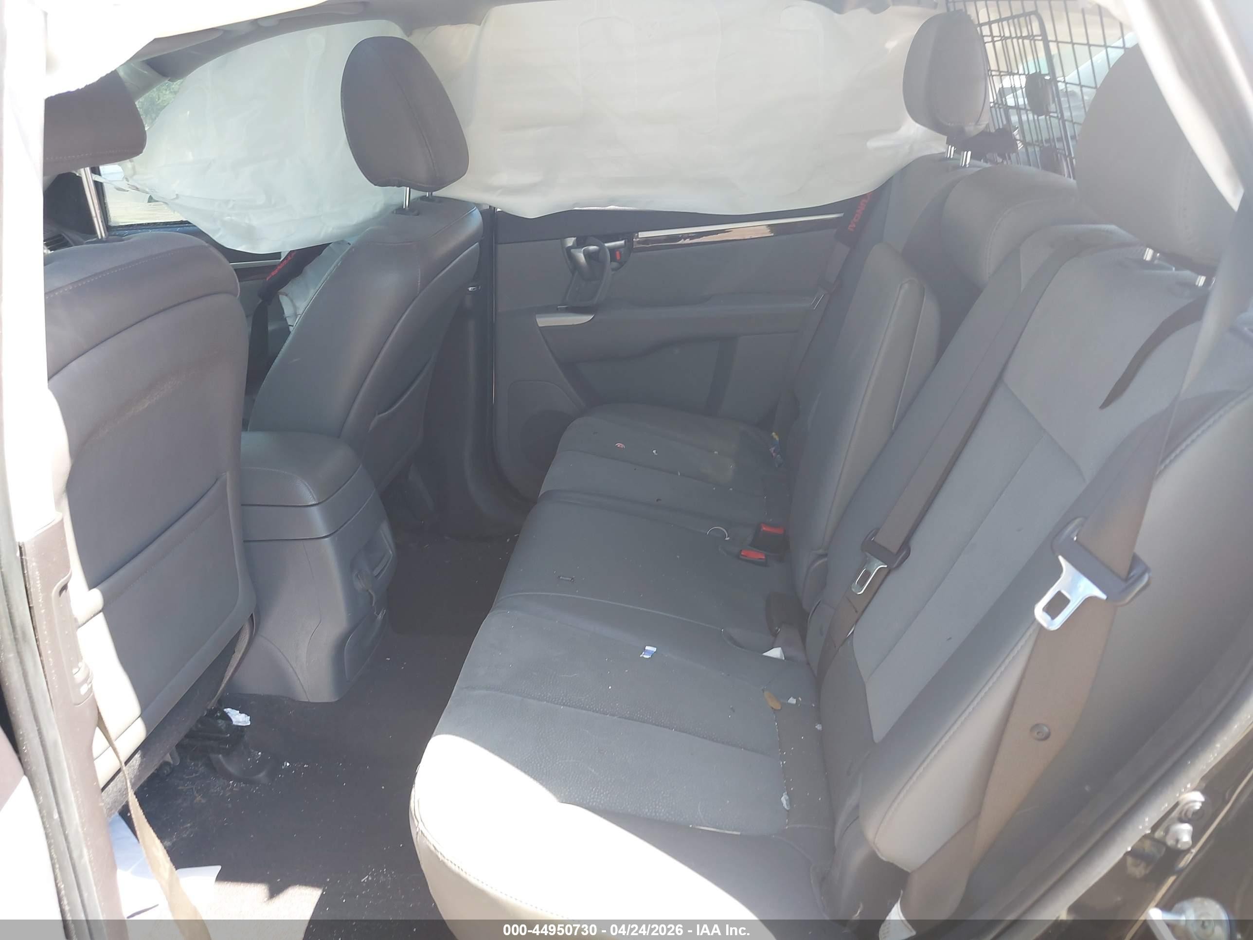 2011 Hyundai Santa Fe Se Black vin: 5XYZH4AG1BG076357