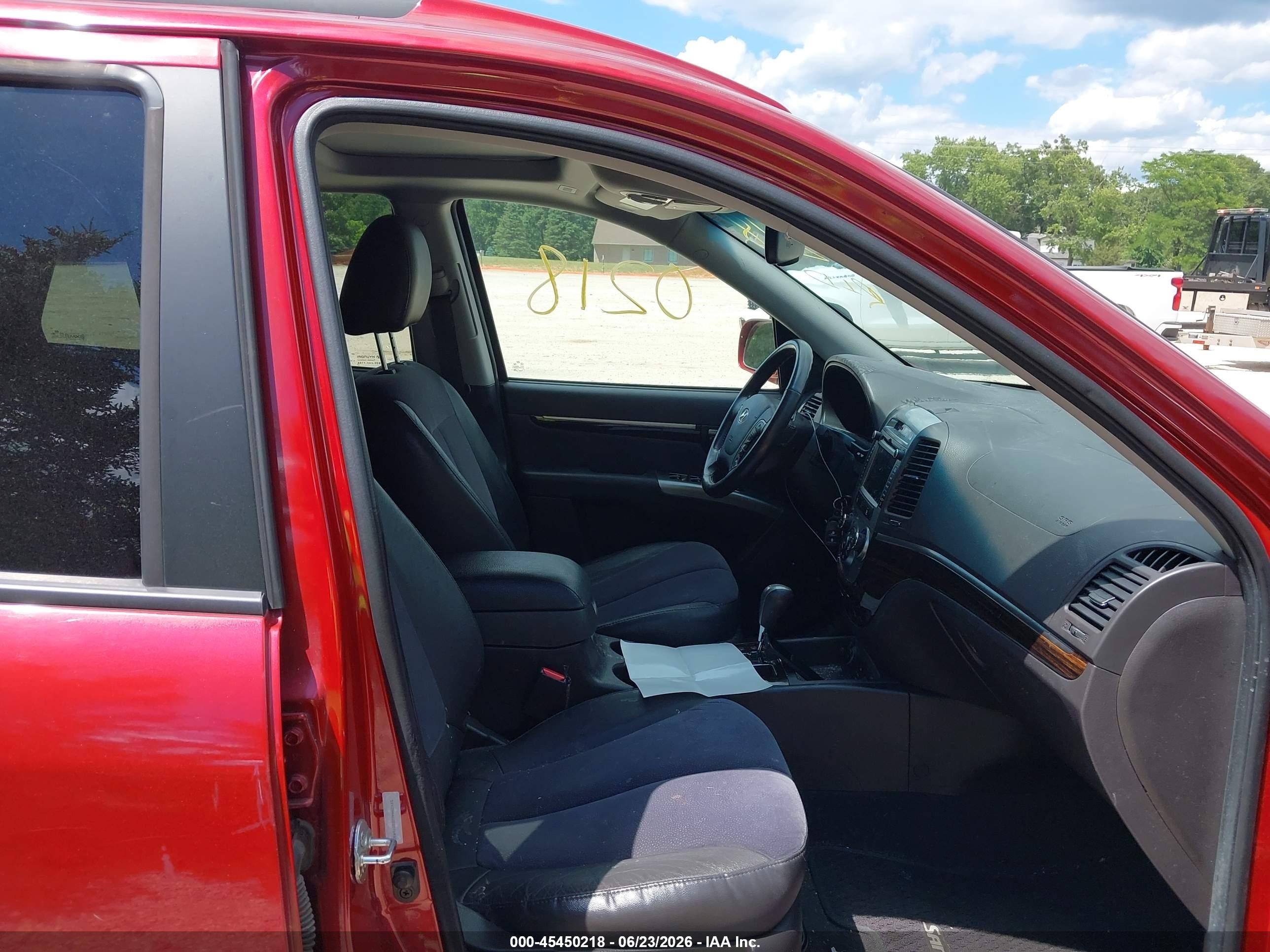 2011 Hyundai Santa Fe Se Red vin: 5XYZH4AG2BG076450