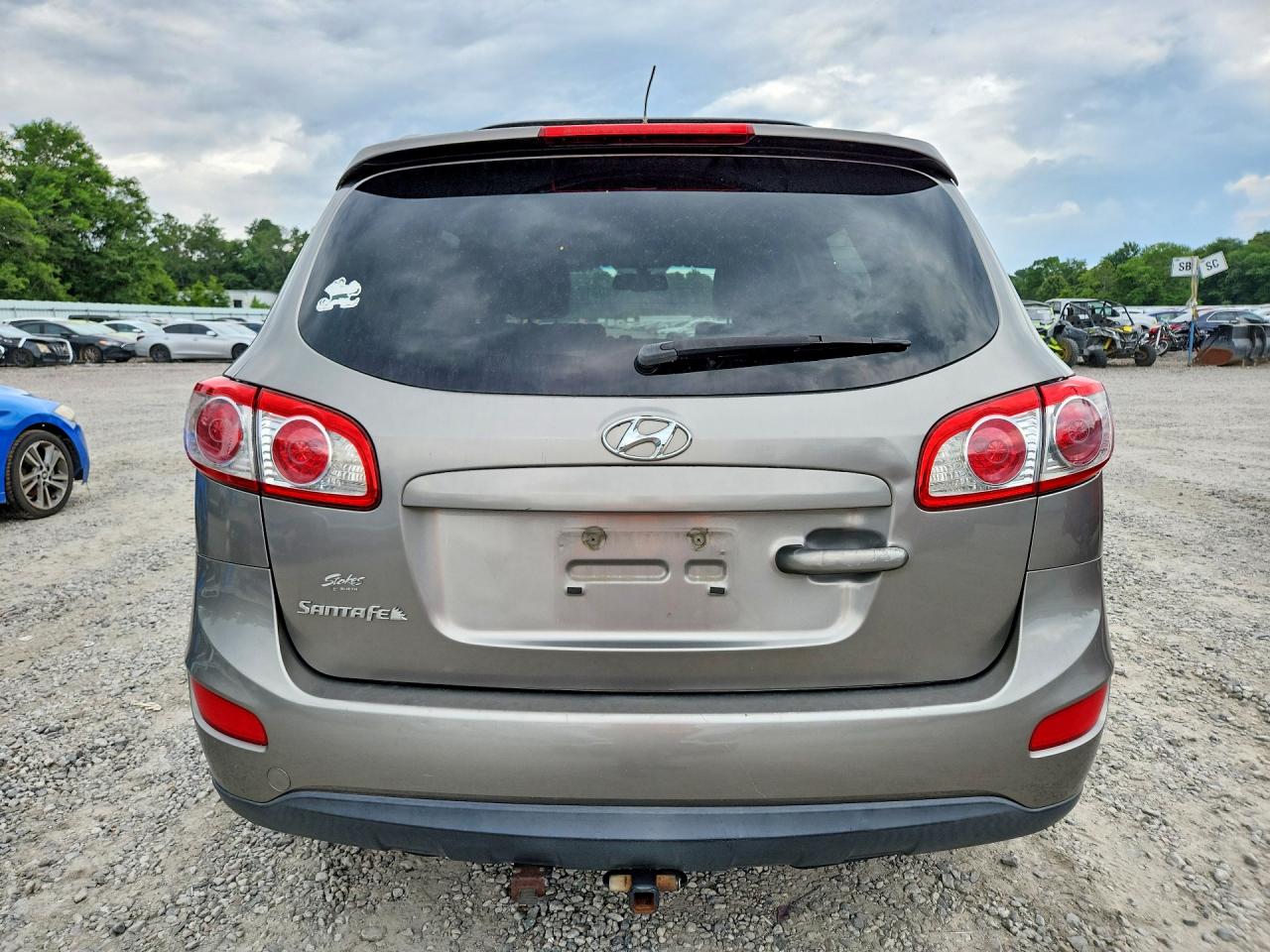 2012 Hyundai Santa Fe Se Gray vin: 5XYZH4AG2CG108010