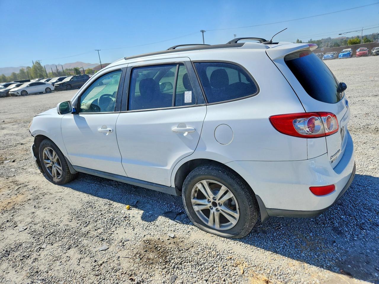 2012 Hyundai Santa Fe Se White vin: 5XYZH4AG2CG135255