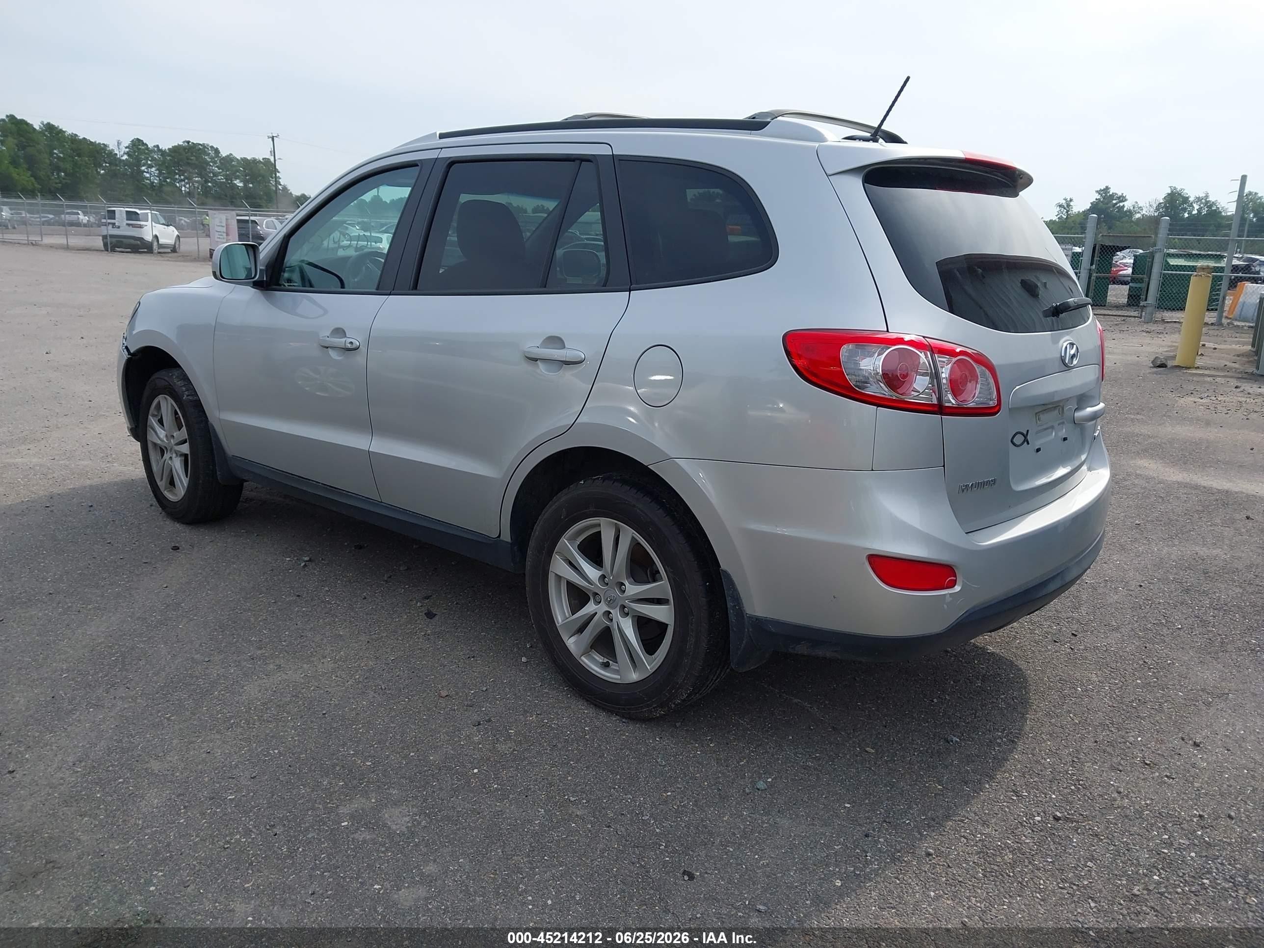 2011 Hyundai Santa Fe Se Gray vin: 5XYZH4AG3BG086341