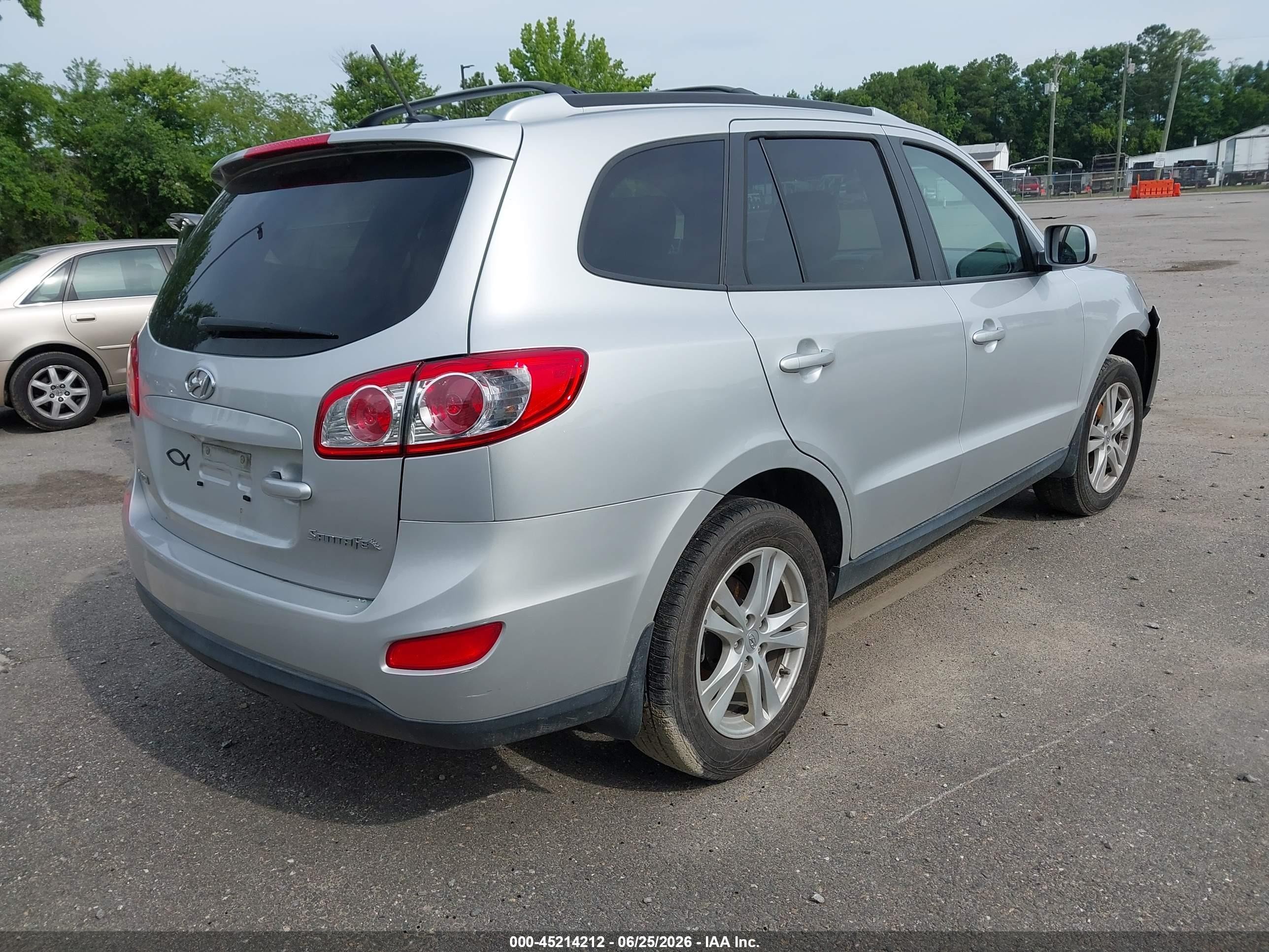 2011 Hyundai Santa Fe Se Gray vin: 5XYZH4AG3BG086341