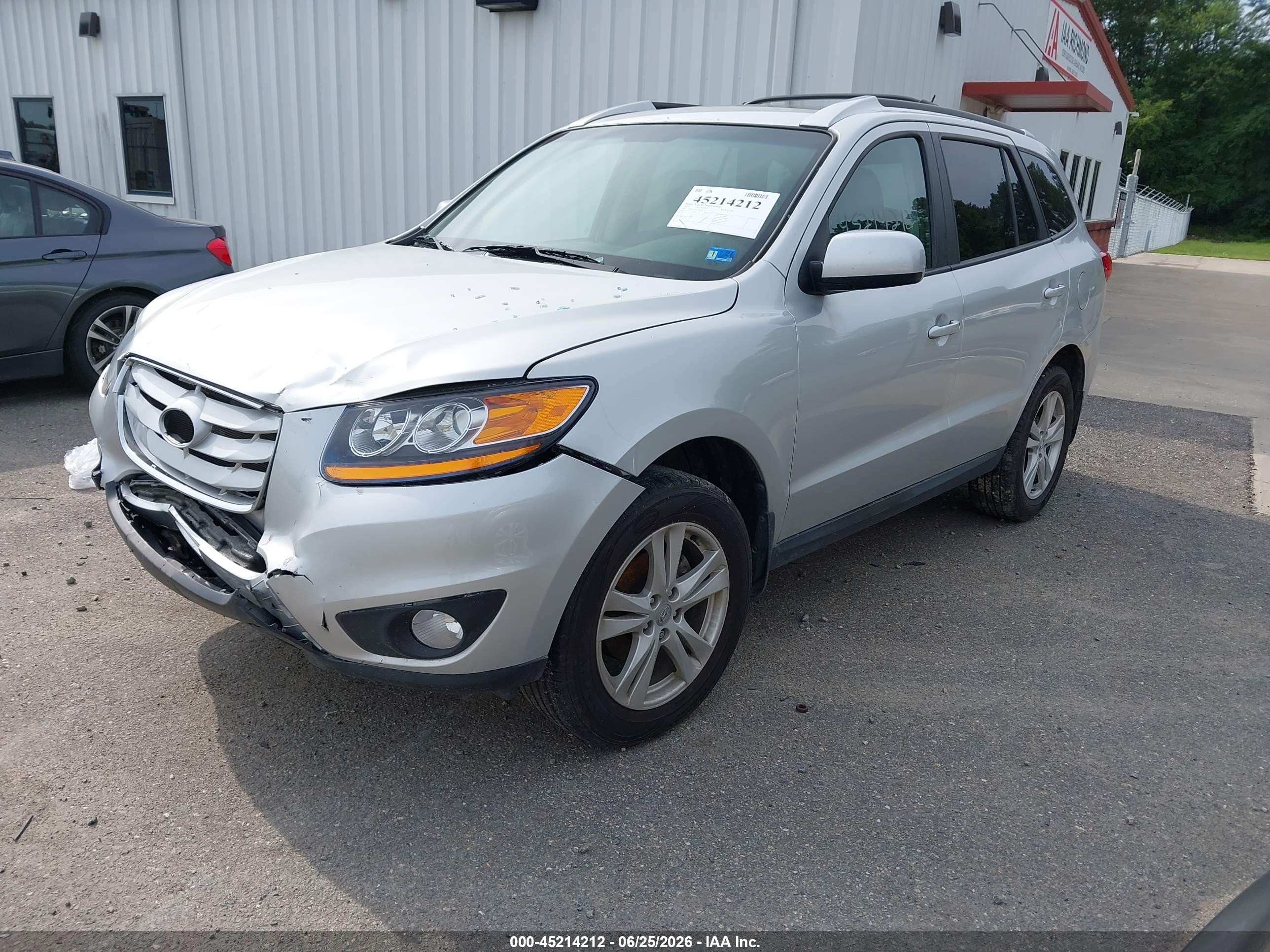 2011 Hyundai Santa Fe Se Gray vin: 5XYZH4AG3BG086341