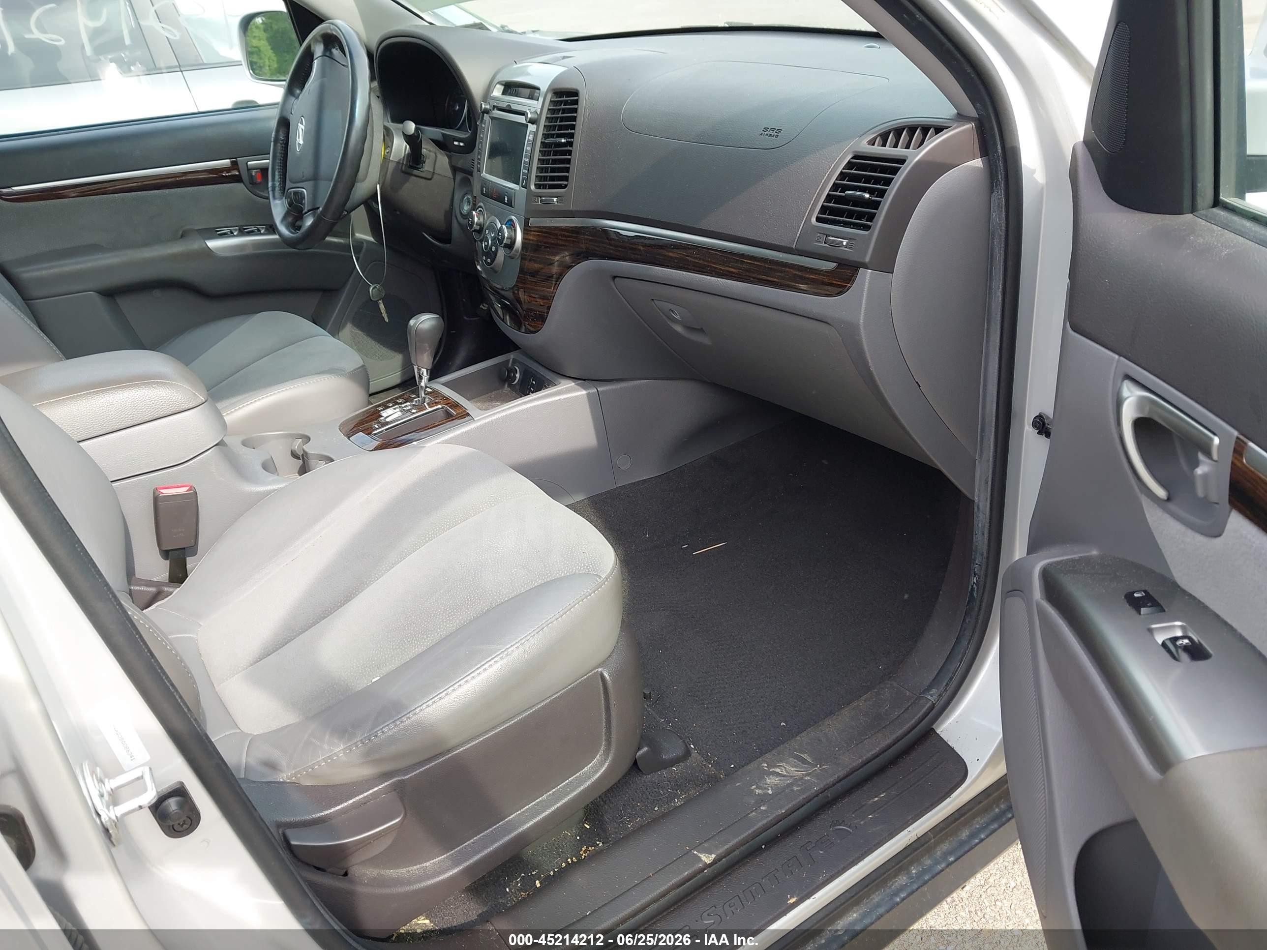 2011 Hyundai Santa Fe Se Gray vin: 5XYZH4AG3BG086341