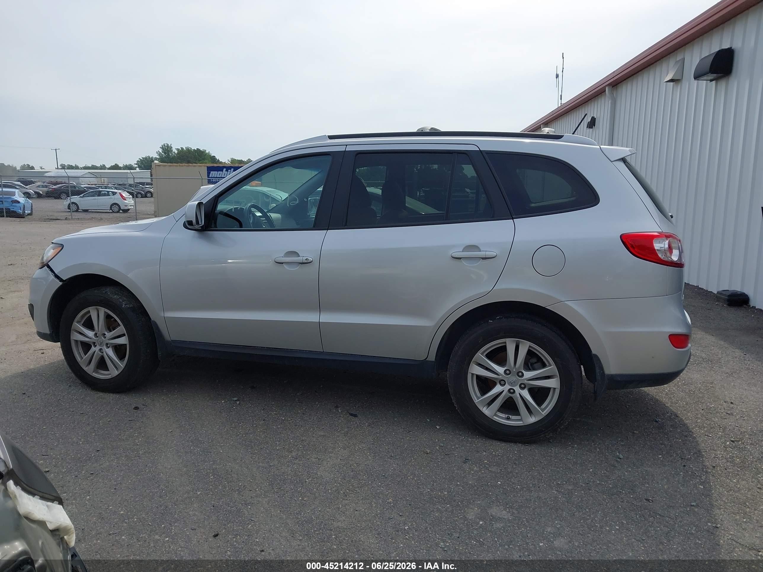 2011 Hyundai Santa Fe Se Gray vin: 5XYZH4AG3BG086341